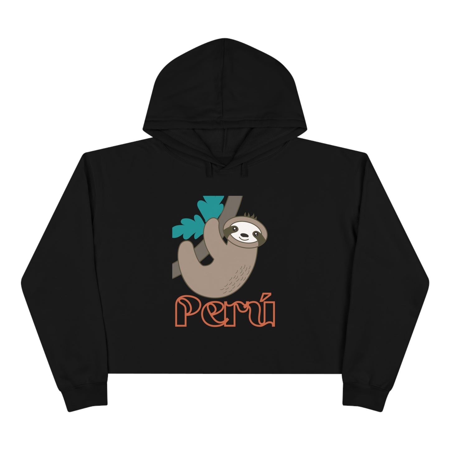 Peruvian Crop Hoodie "Perezozo"