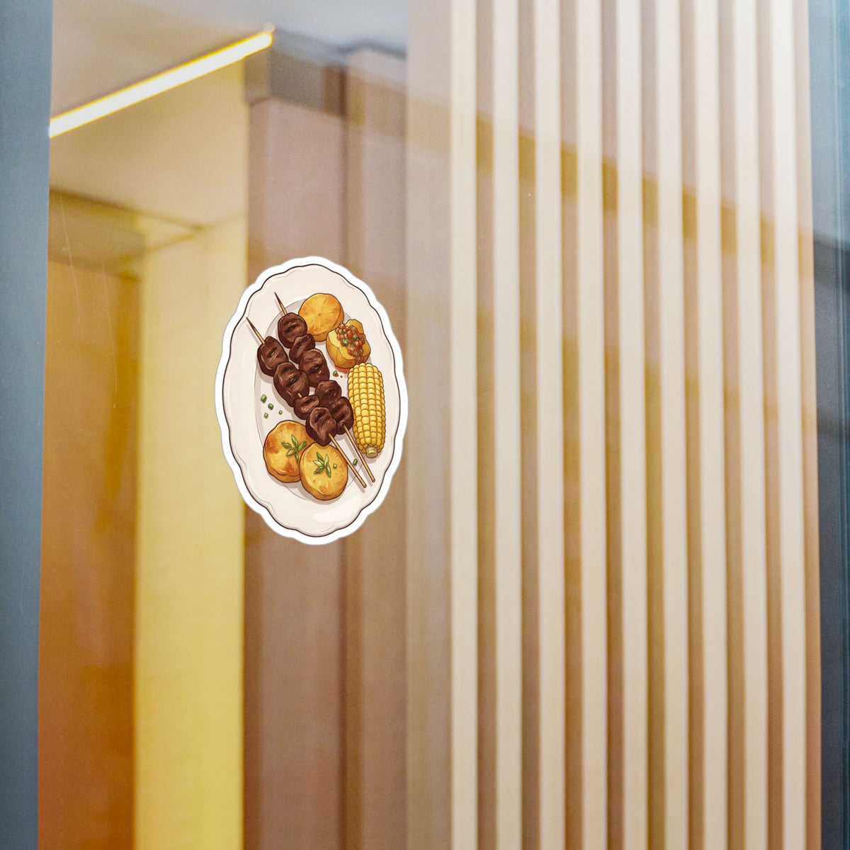 Best Anticuchos Sticker - Peruvian Food Vinyl Decal Gift