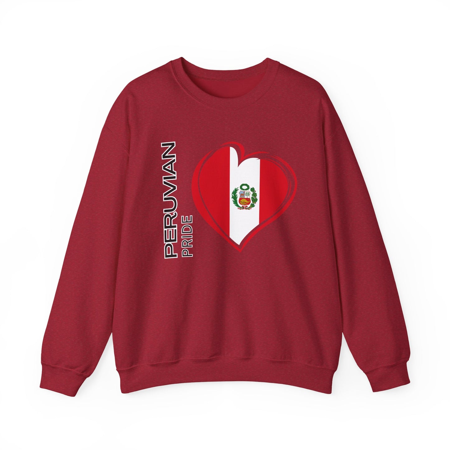 Best Peruvian Unisex Sweatshirt "Peruvian Pride Heart"