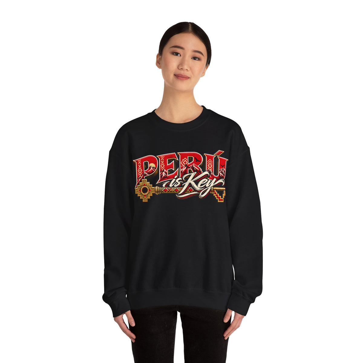 Best Peru is Key Sweatshirt - Andes Sun & Condor Crewneck