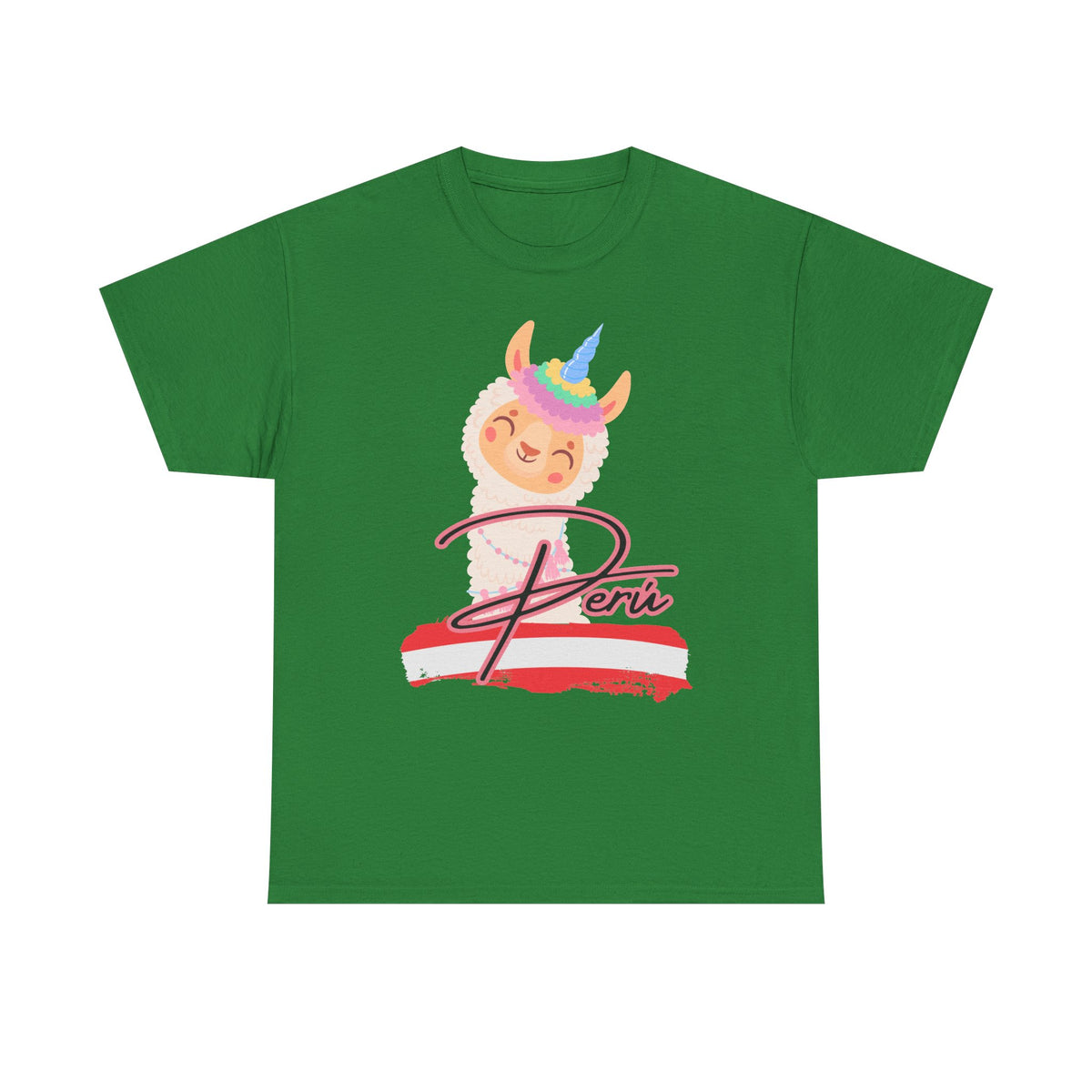 Best Peru Unicorn Llama T-Shirt USA Unisex Cute Peru Pride Tee