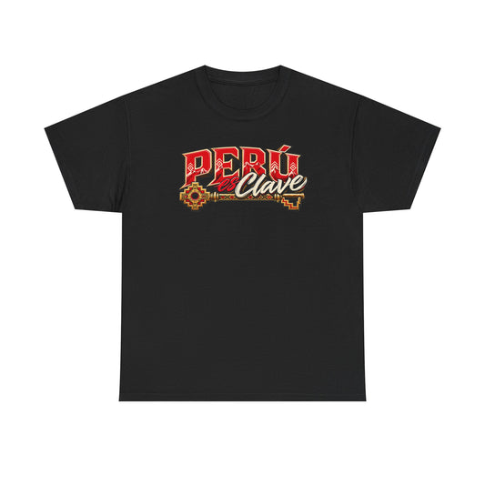 Best Perú es Clave T-Shirt - Gold Key & Andes Peruvian Tee
