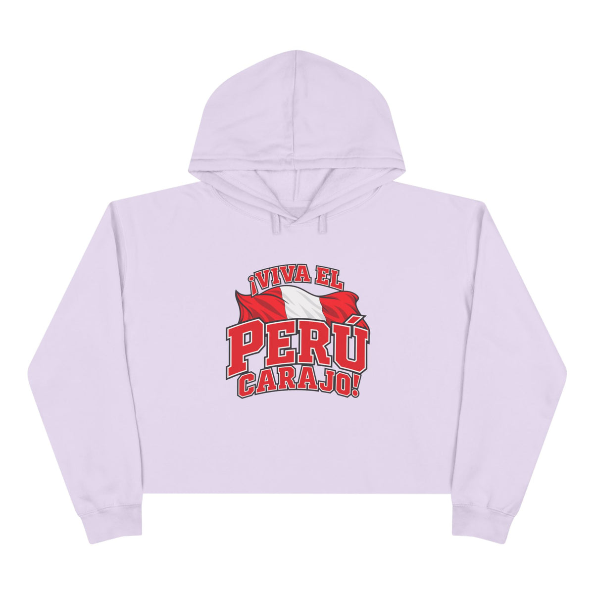 Best Viva el Perú Carajo Crop Hoodie - Peru Flag Gift