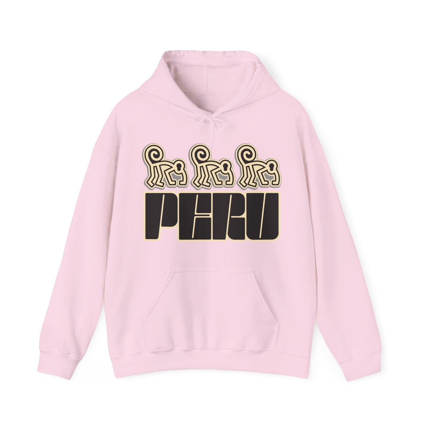 Best Peru Nazca Monkey Hoodie - Peruvian Pullover