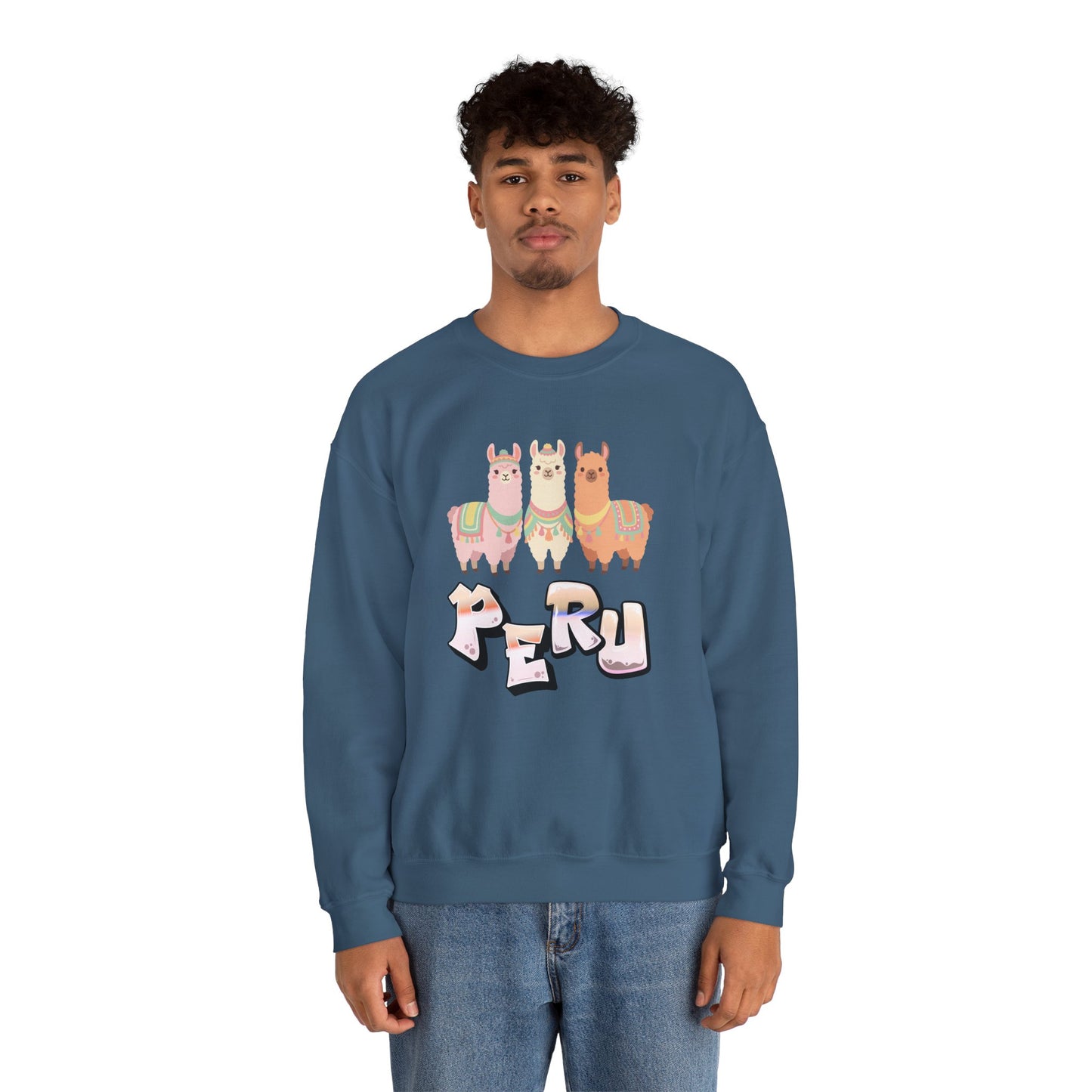 Best Peru Three Llamas Sweatshirt - Peruvian Crewneck