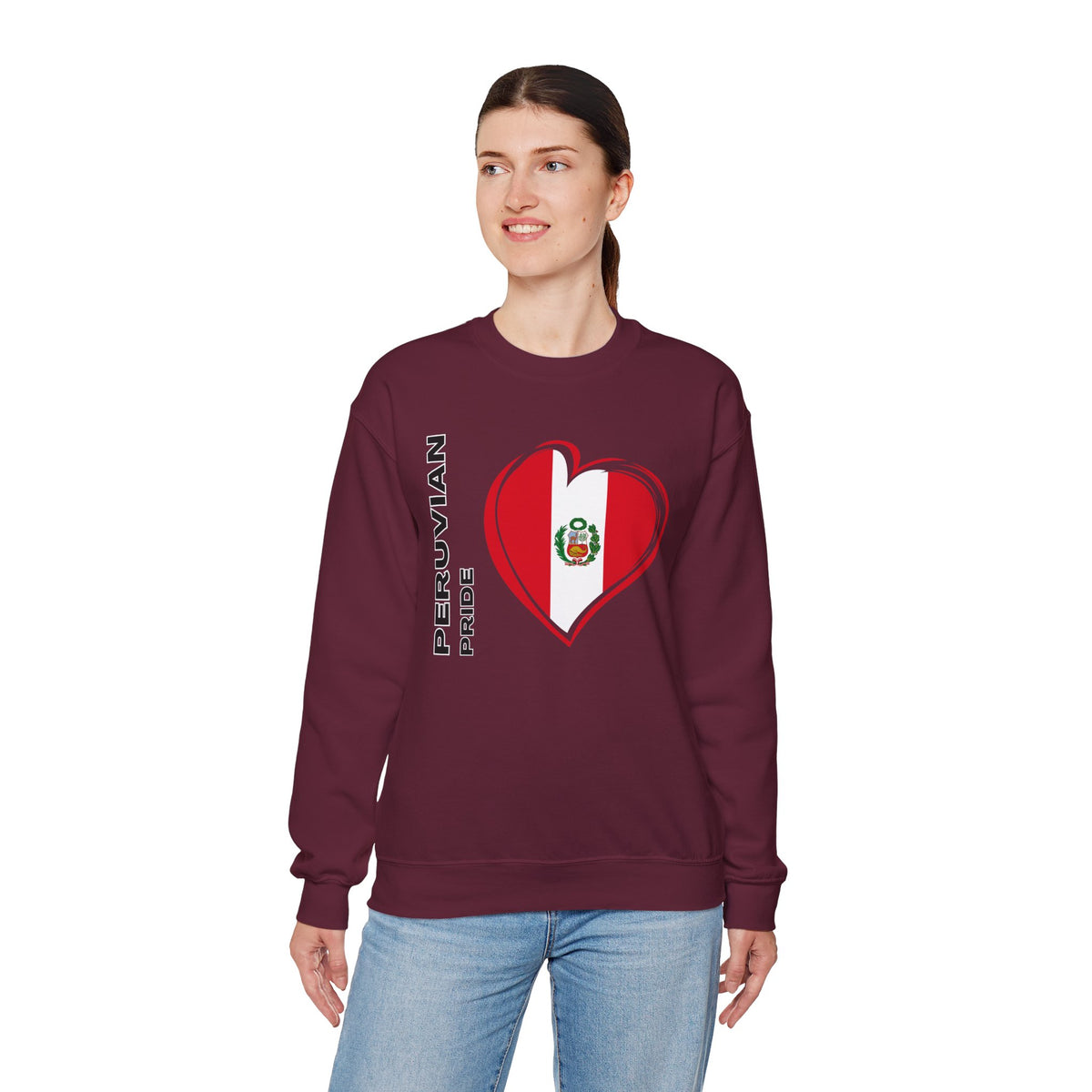 Copy of Best I Love Peru Sweatshirt - Andean Textile Crewneck Gift