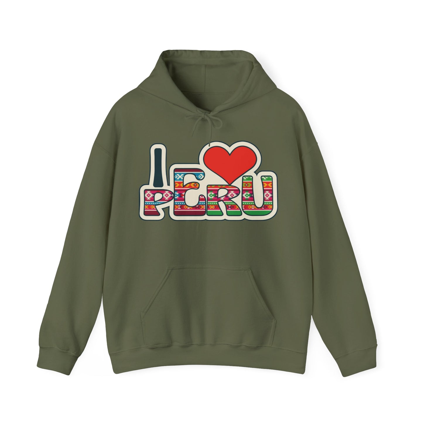 Best I Love Peru Unisex Hoodie - Peruvian Pride