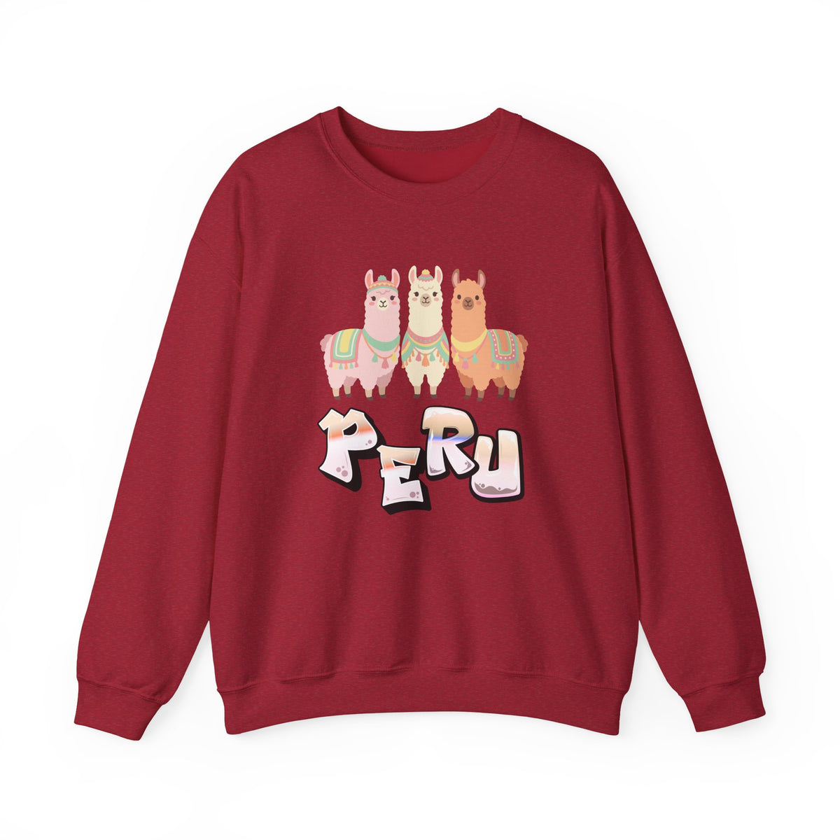 Best Peru Three Llamas Sweatshirt - Peruvian Crewneck