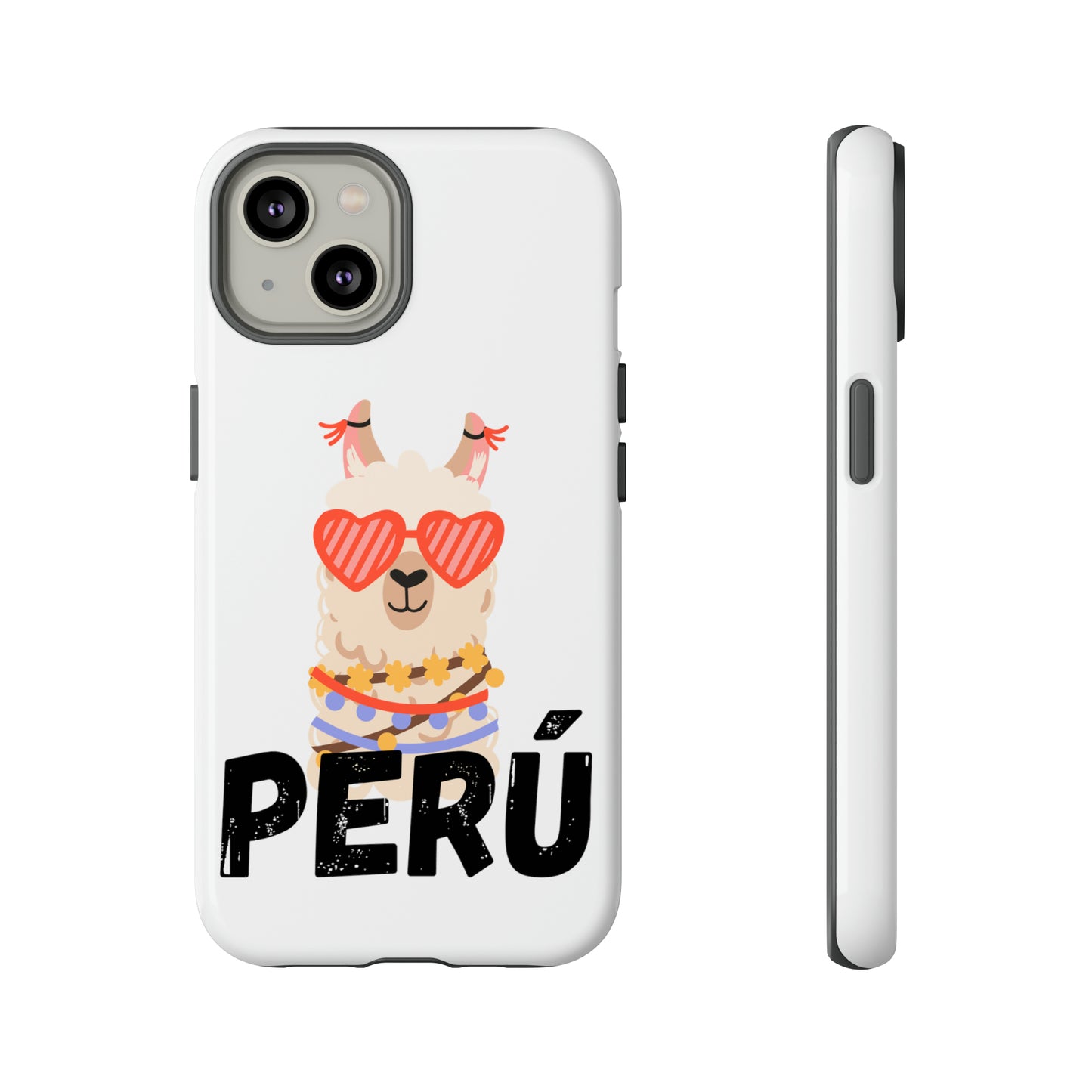 Tough iPhone  Cases "Peruvian Llama"