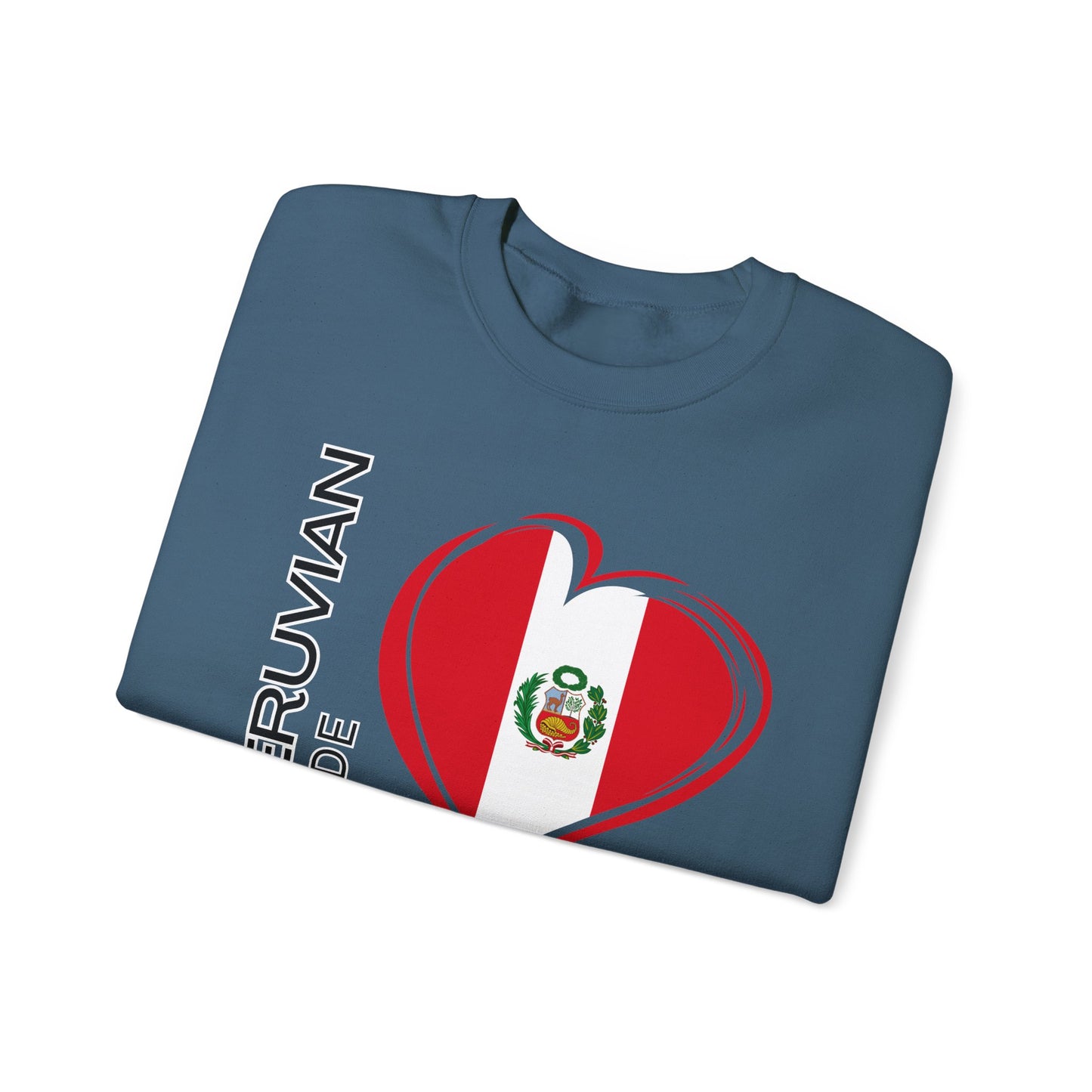 Best Peruvian Unisex Sweatshirt "Peruvian Pride Heart"