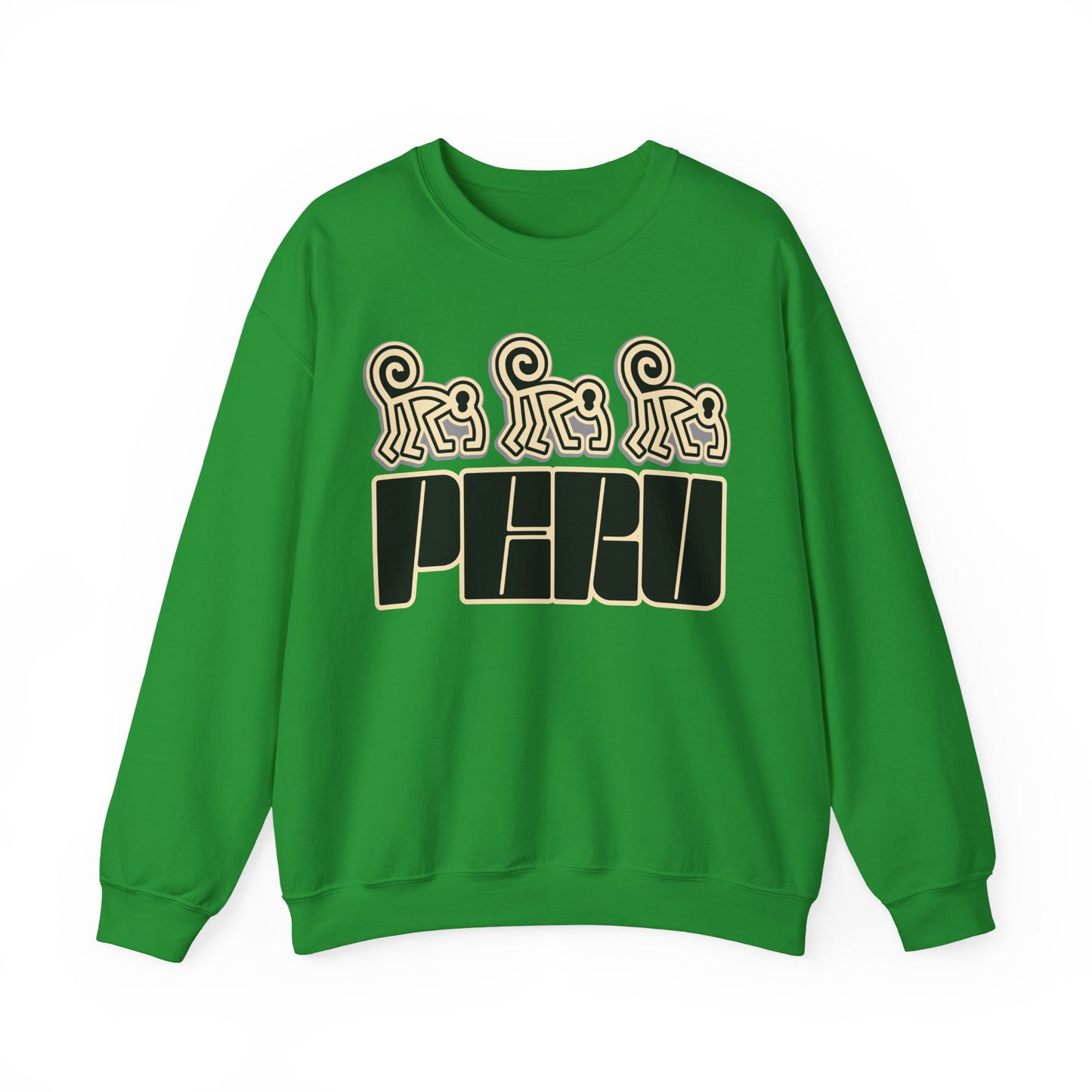 Best Peru Nazca Monkey Sweatshirt - Peruvian Crewneck