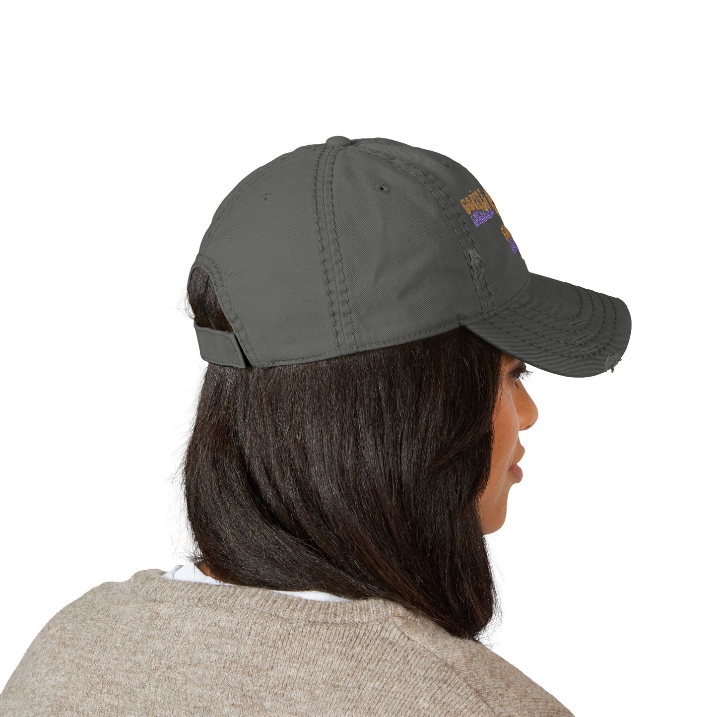 Coffee Emergency Distressed Dad Hat – Tired Emoji Style (USA Only)