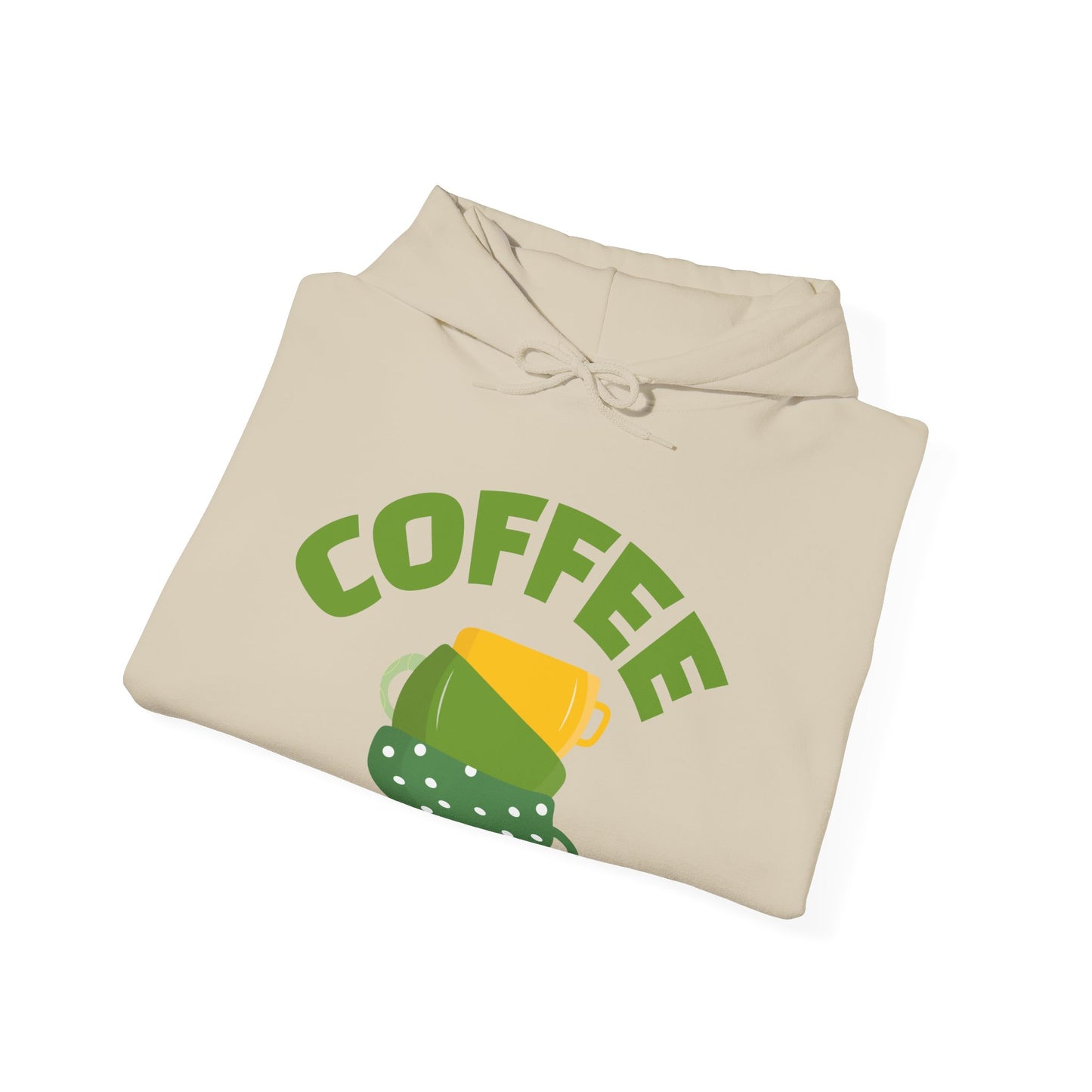 ☕ Stacked Coffee Cups Hoodie USA | Cozy Coffee Lovers Hoodie