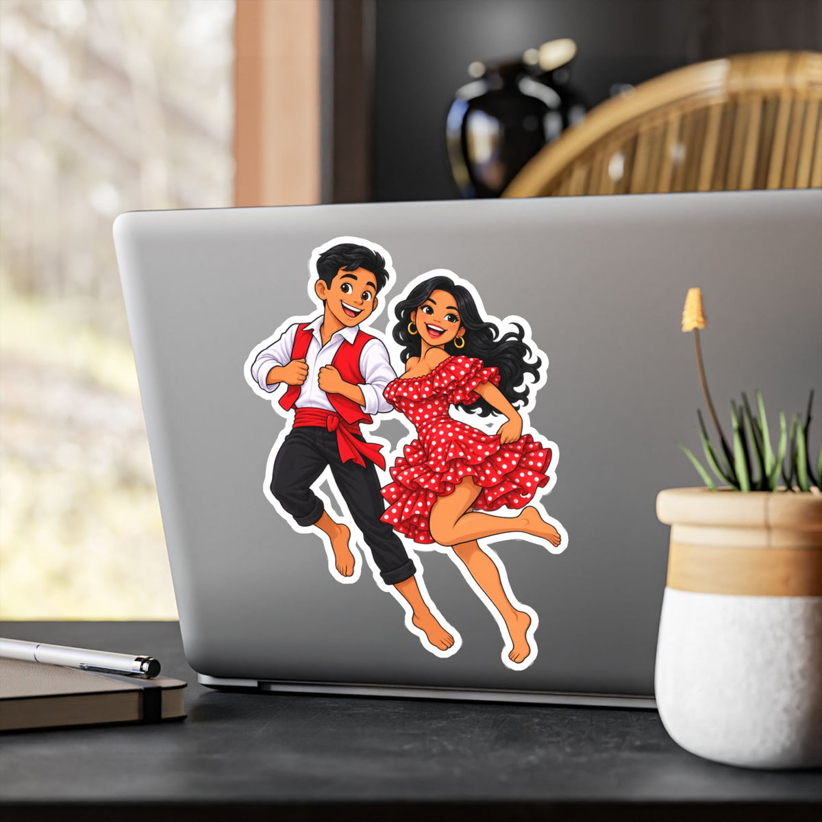 Best Peruvian Dance Couple Sticker - Afro-Peruvian Decal