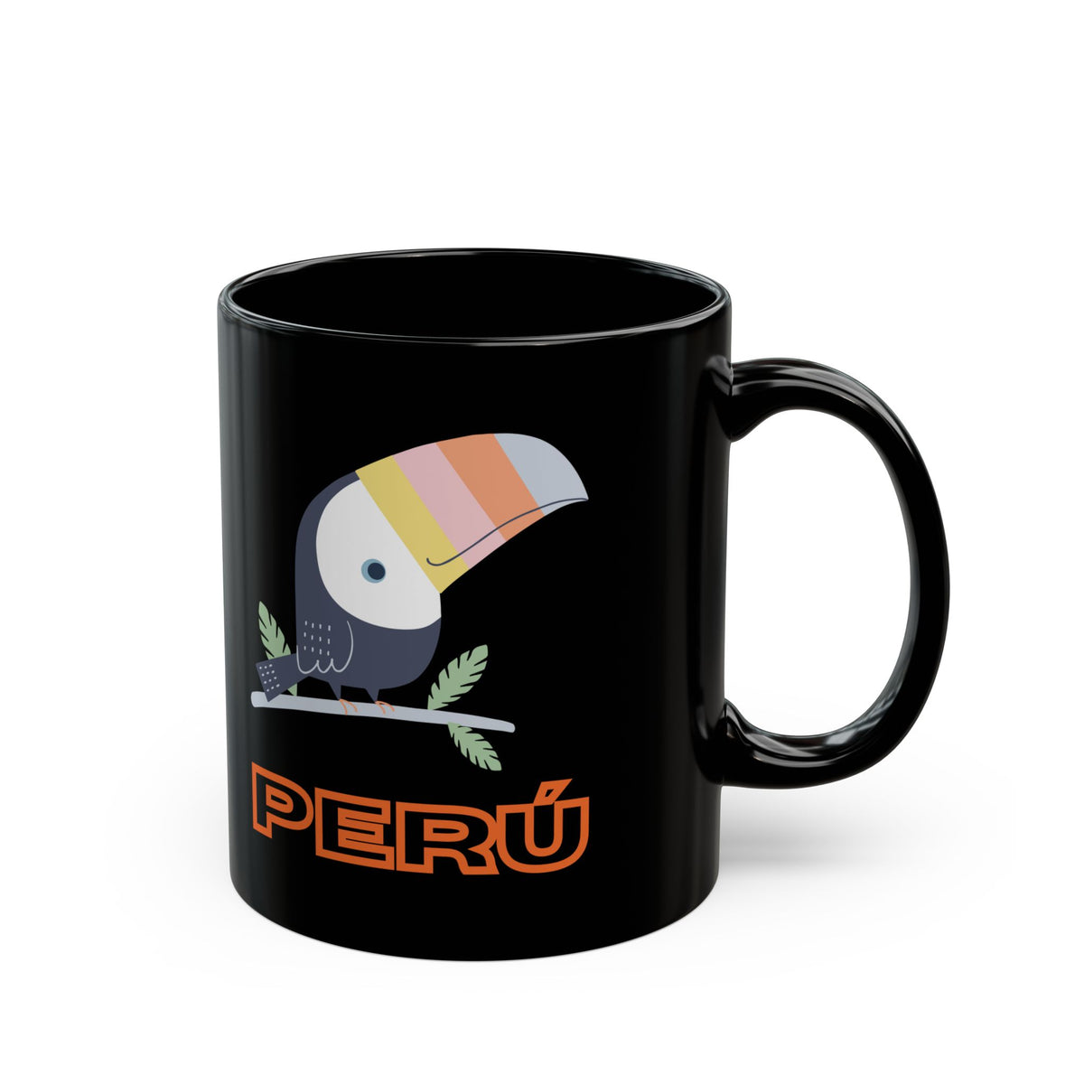 Best Peruvian Black Coffee Mug "Peru Toucan"