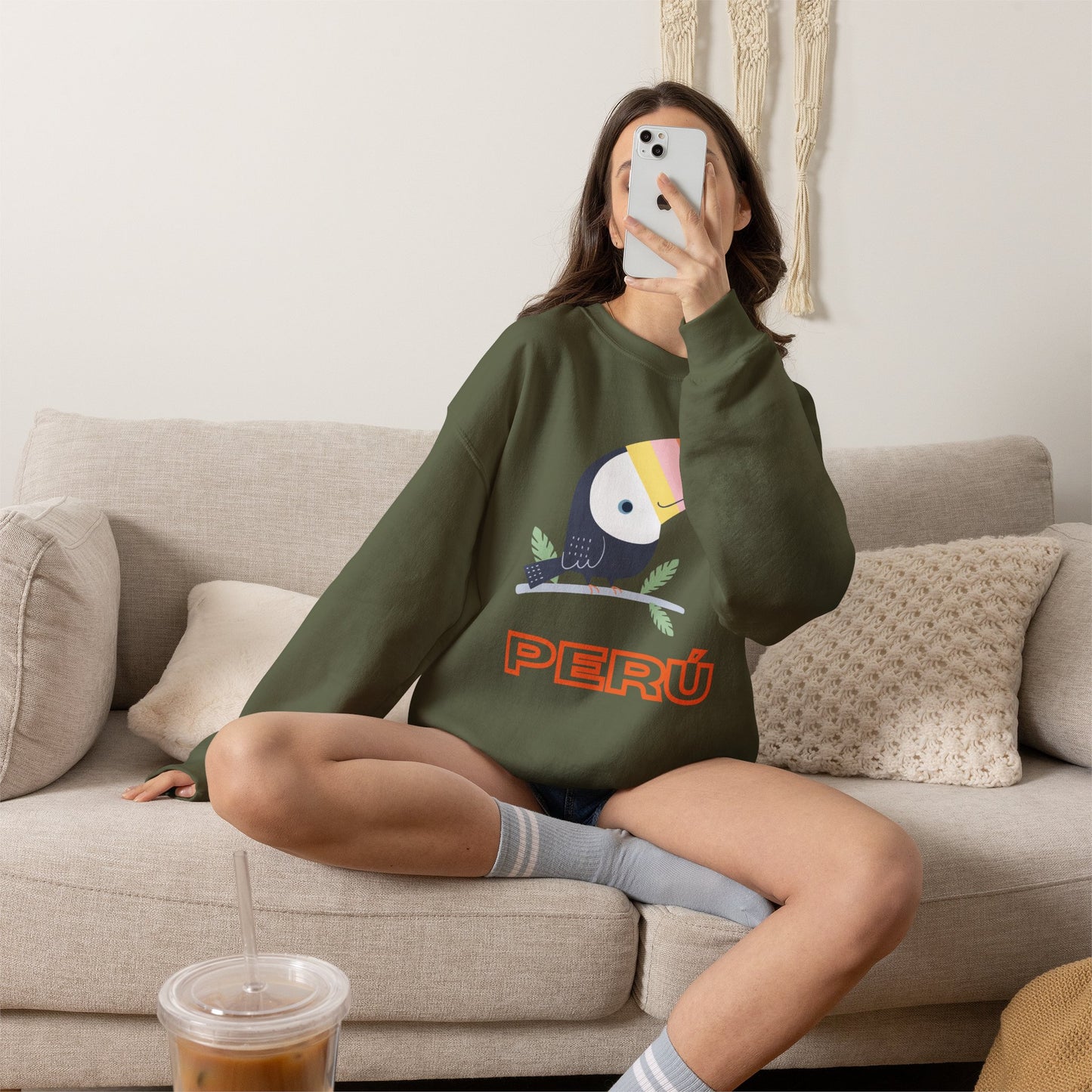 Best Peruvian Unisex Sweatshirt "Tropical Peru"