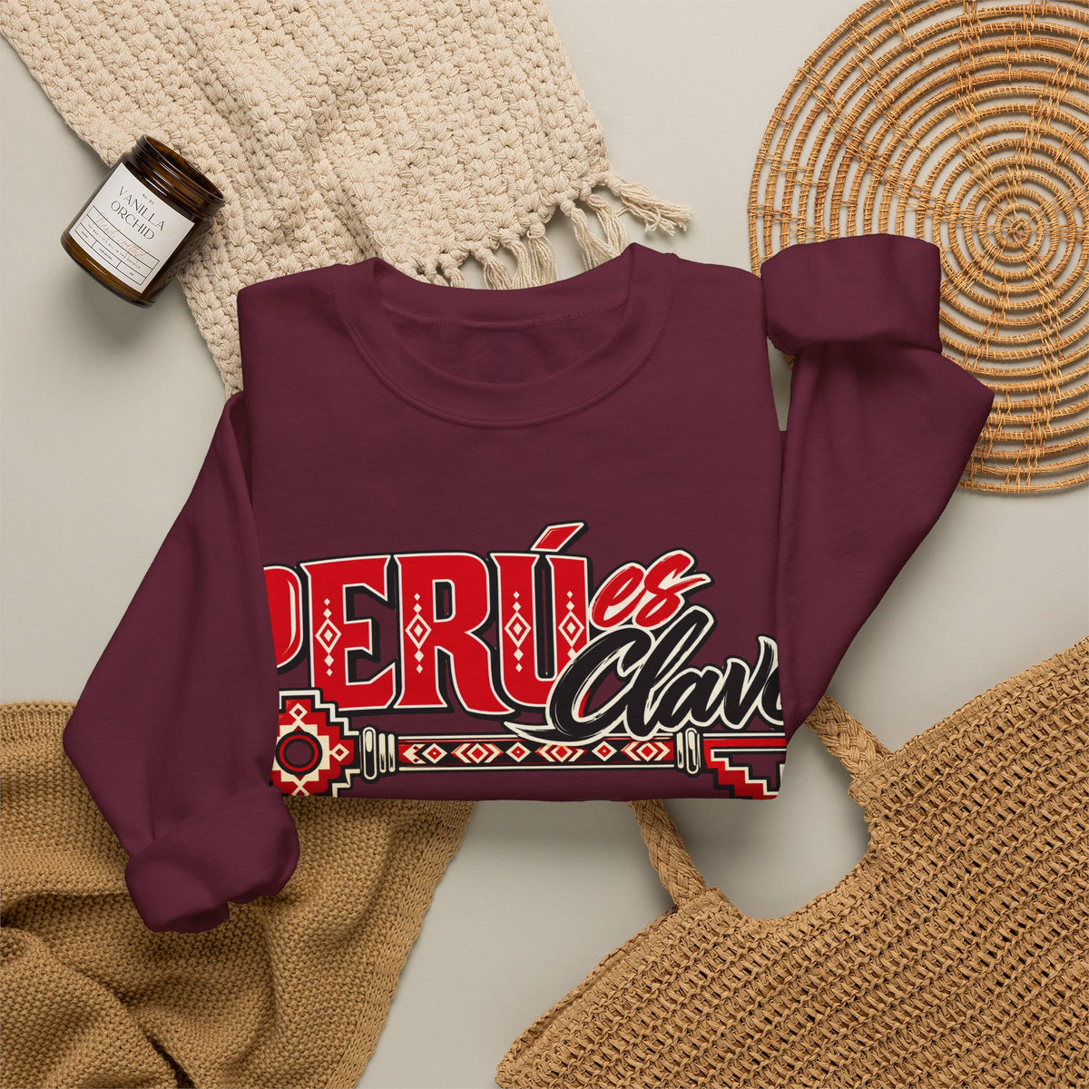 Best Perú es Clave Sweatshirt - Chakana Key Crewneck Gift