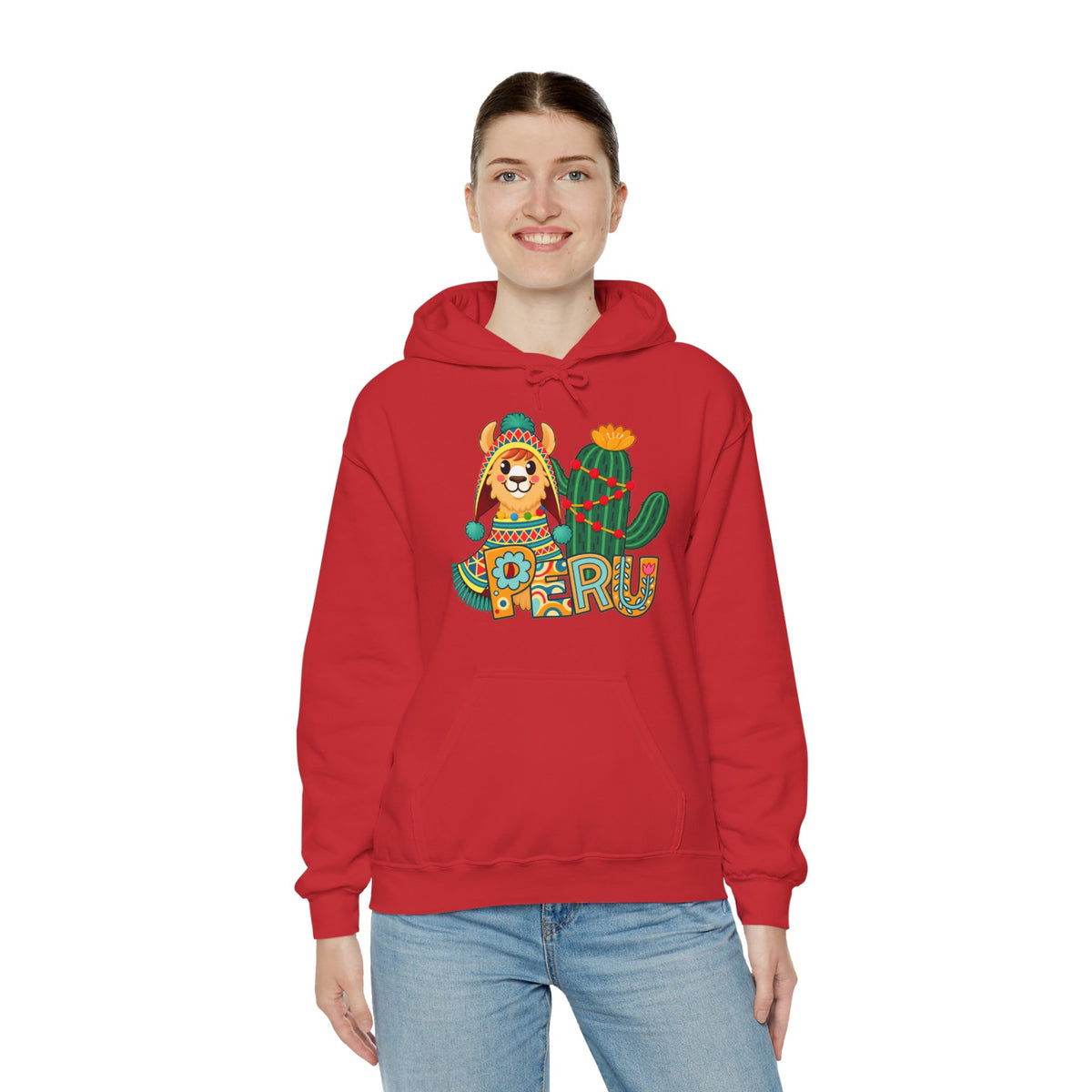 Best Peru Llama Hoodie - Cozy Peruvian Gift for Him & Her