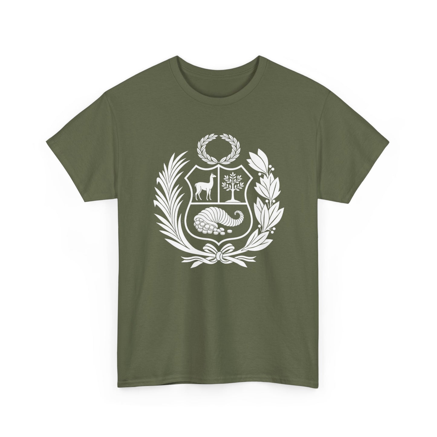 Best Peru Coat of Arms T-Shirt USA Unisex Peruvian Pride Tee