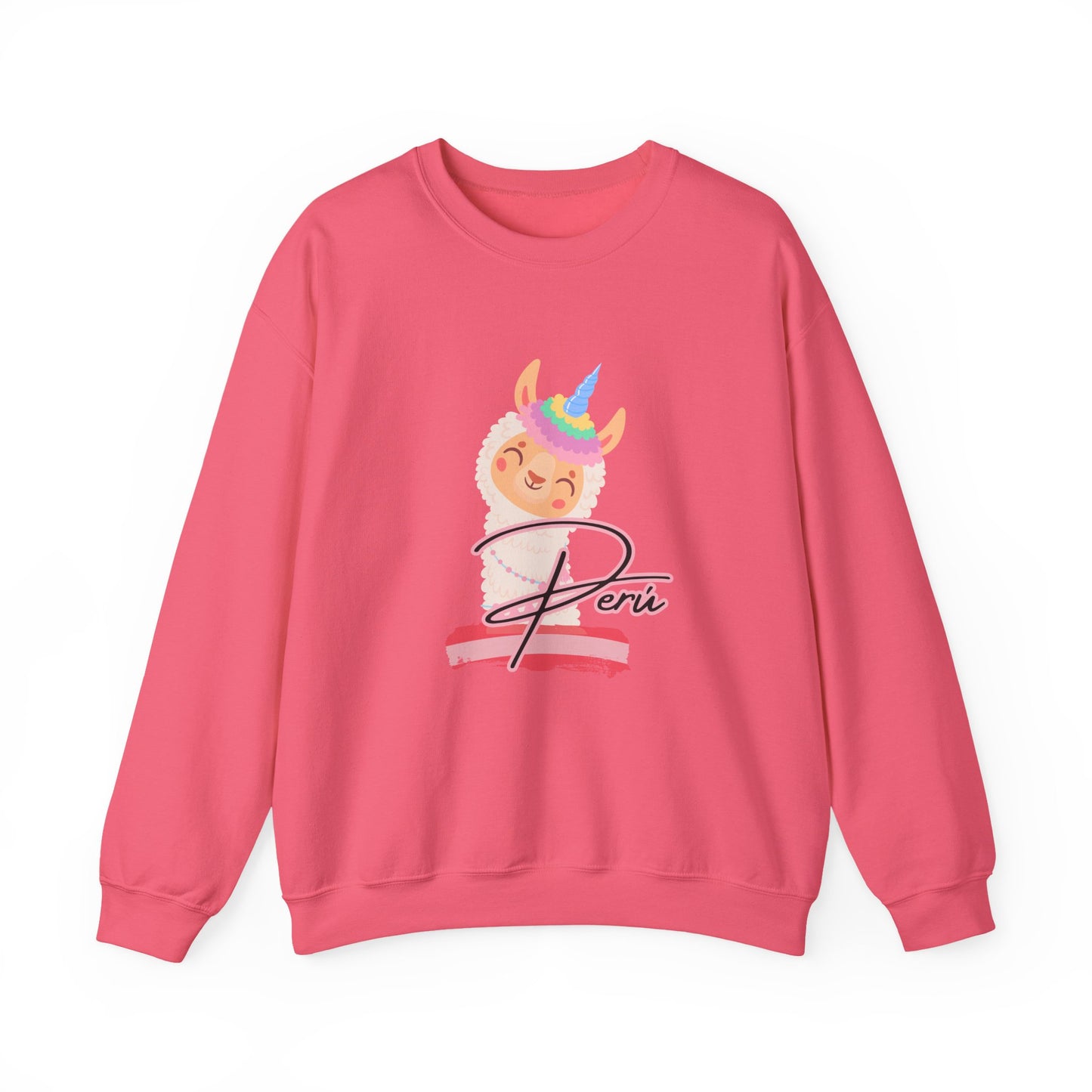 Best Peruvian Unisex Sweatshirt "Llama Unicorn"