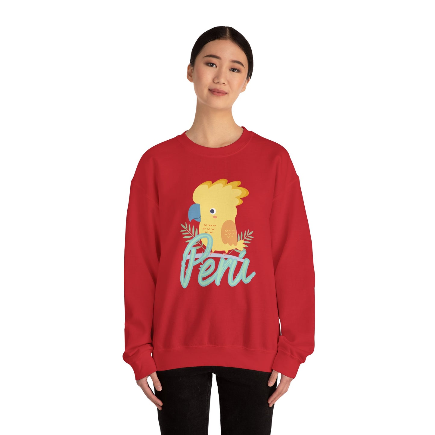 Best Peruvian Unisex Sweatshirt "Gallito de las Rocas"