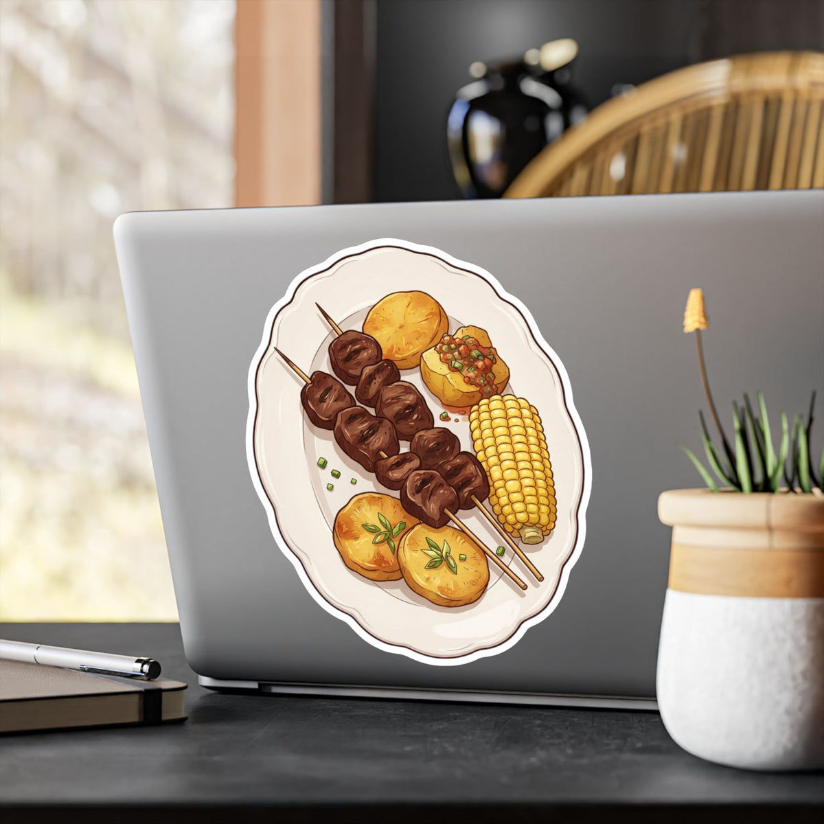 Best Anticuchos Sticker - Peruvian Food Vinyl Decal Gift