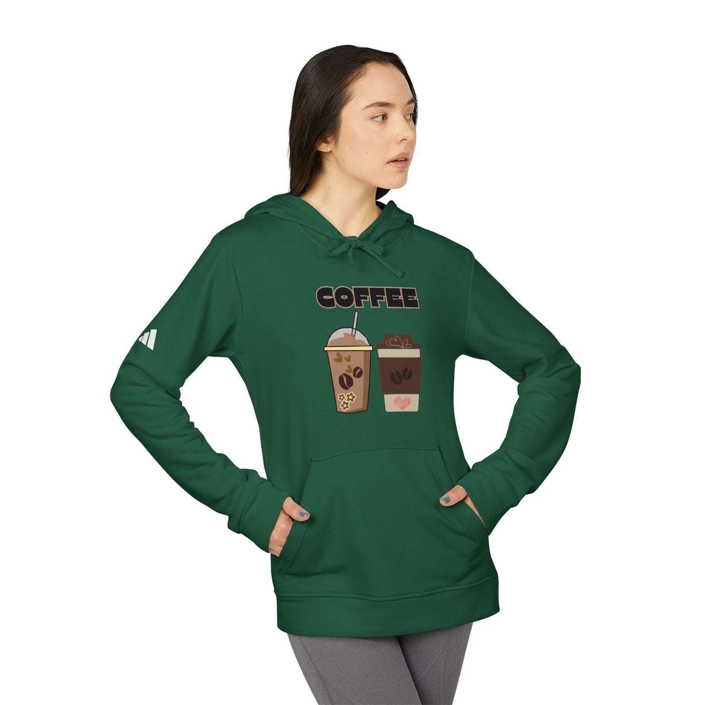 Best Customized adidas Unisex Fleece Coffee Hoodie For Coffee Addicts