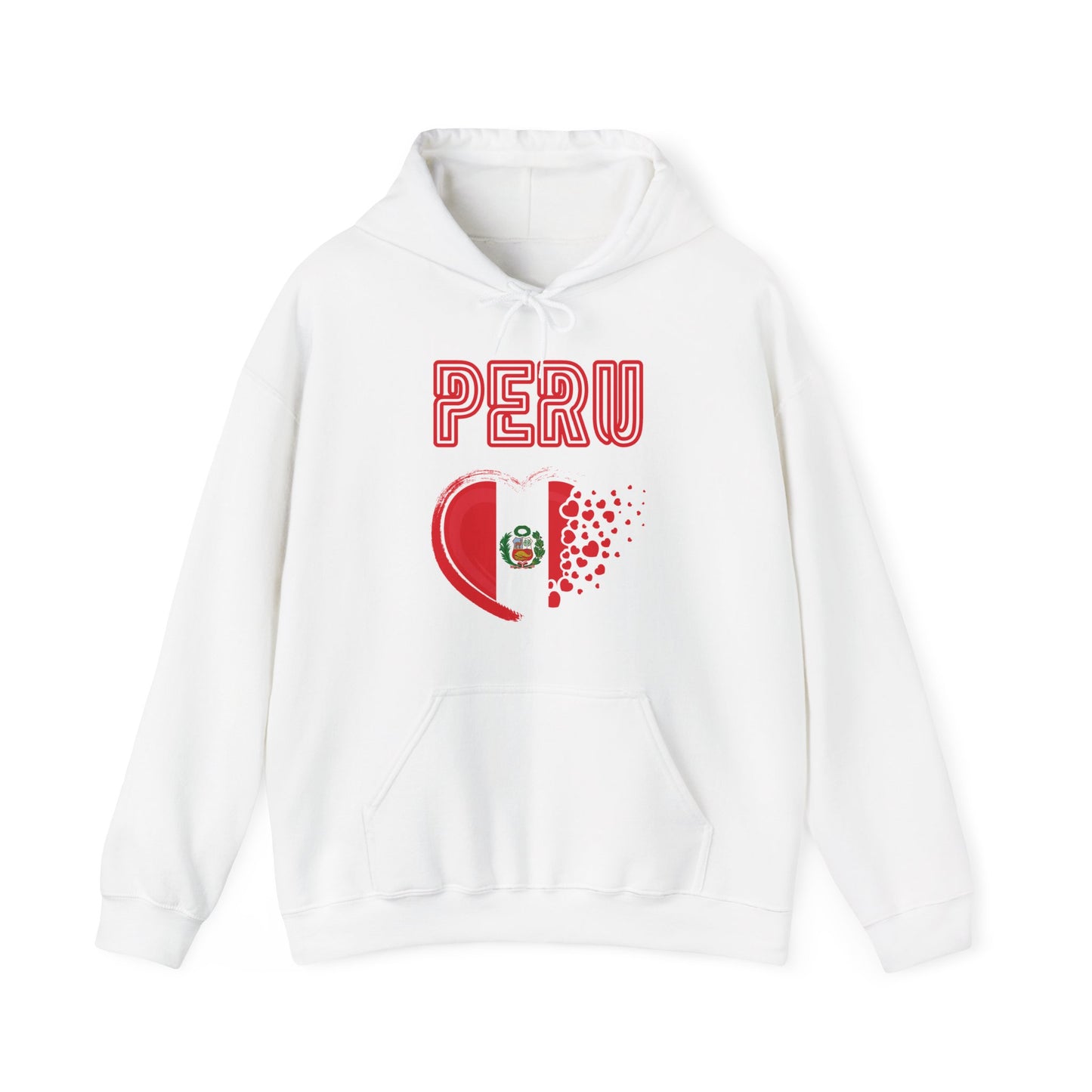 Best Peru Heart Flag Hoodie - Peruvian Pullover