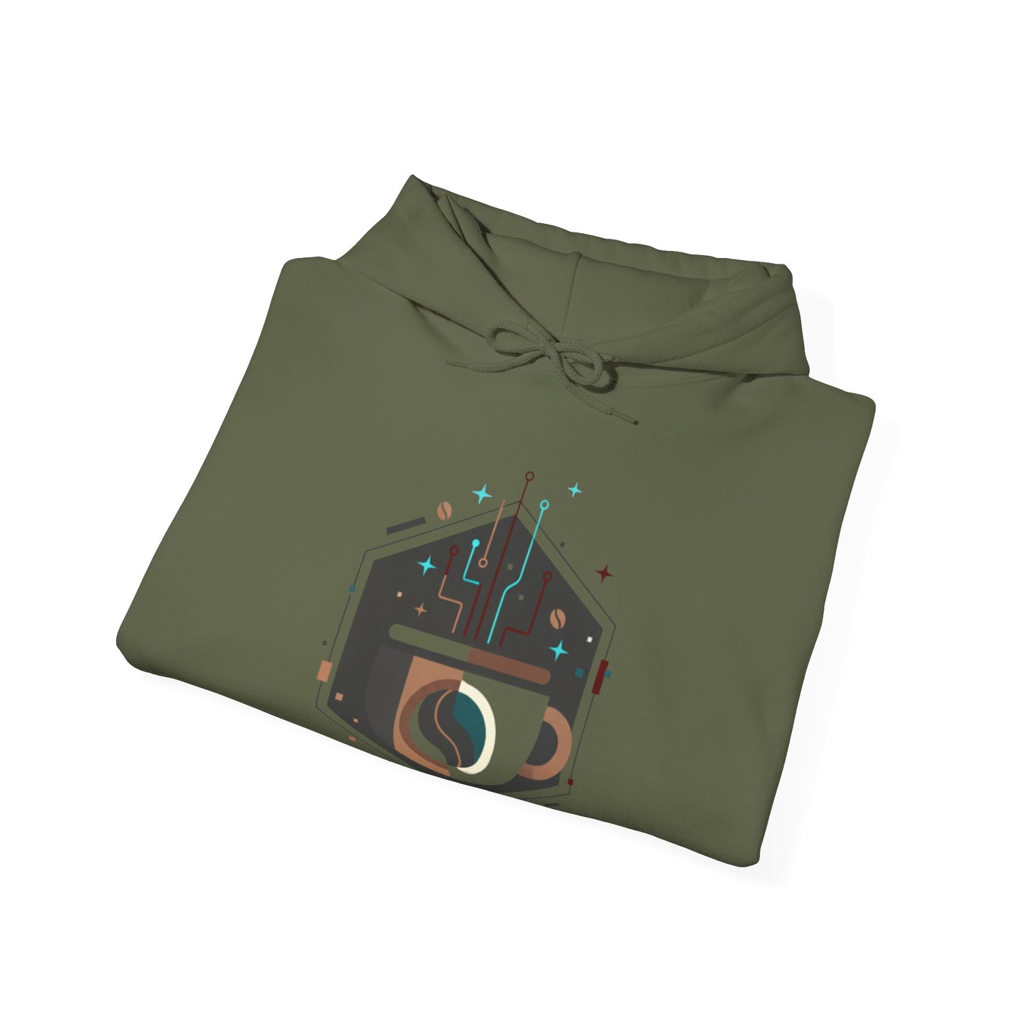 ⚡☕ Tech Coffee Circuit Hoodie USA | Modern Coffee Lovers Hoodie