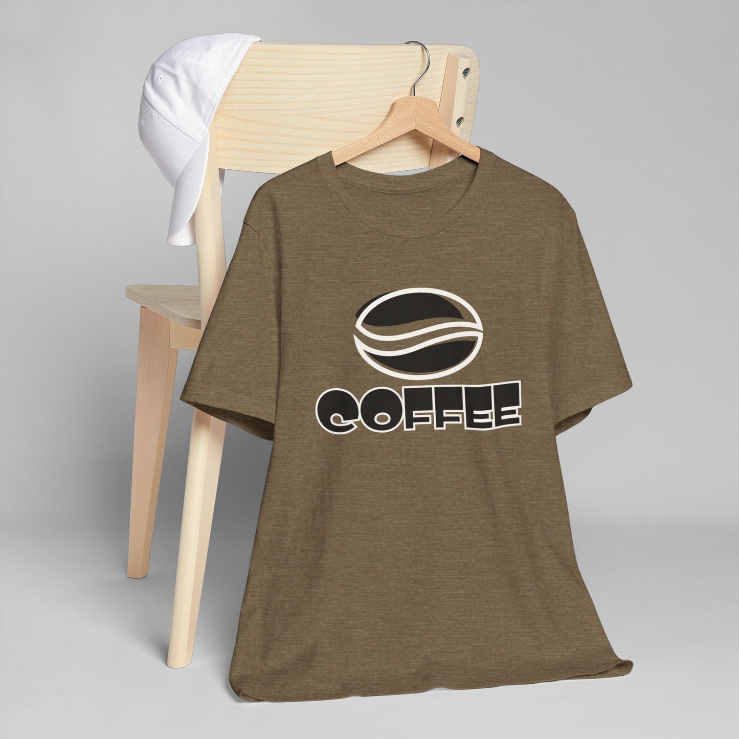 Minimalist Coffee Logo T-Shirt – Modern Graphic Tee for Coffee Lovers (USA Only)