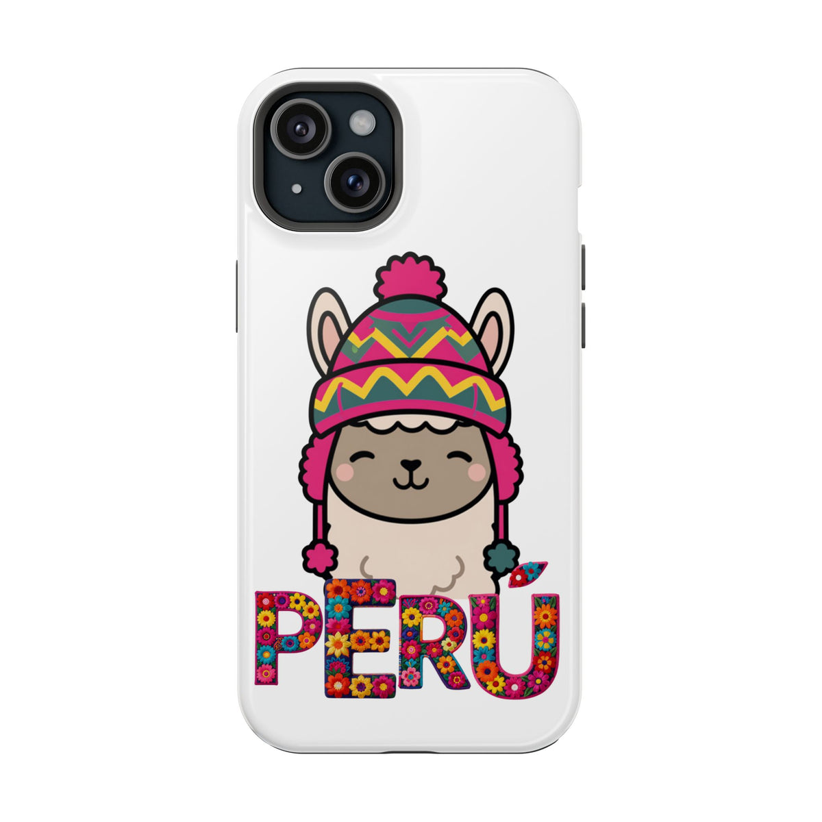 Best Peru Phone Case – Cute Llama with Chullo | Peruvian Gift