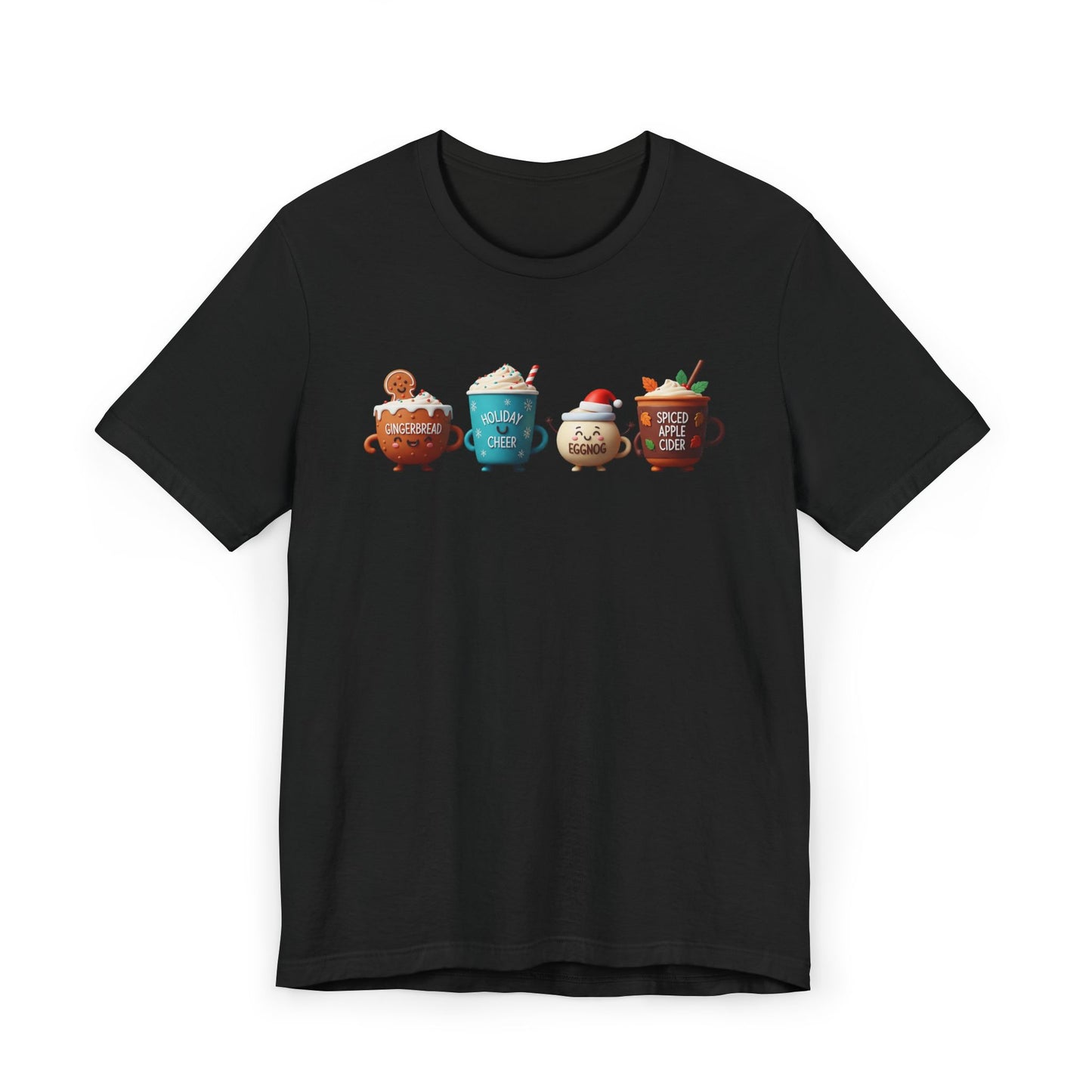 🍪☕ Gingerbread & Holiday Cheer T-Shirt USA | Festive Coffee Tee