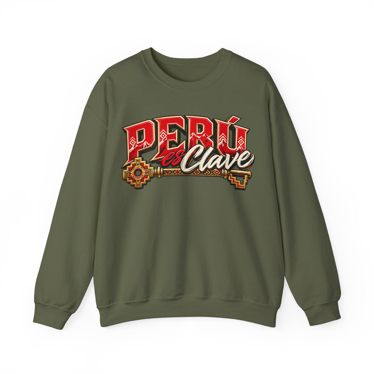 Best Perú es Clave Sweatshirt - Gold Key & Andes Crewneck