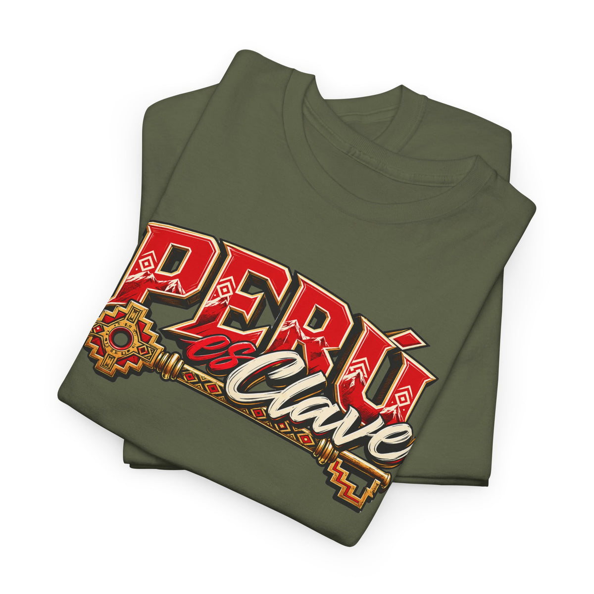Best Perú es Clave T-Shirt - Gold Key & Andes Peruvian Tee