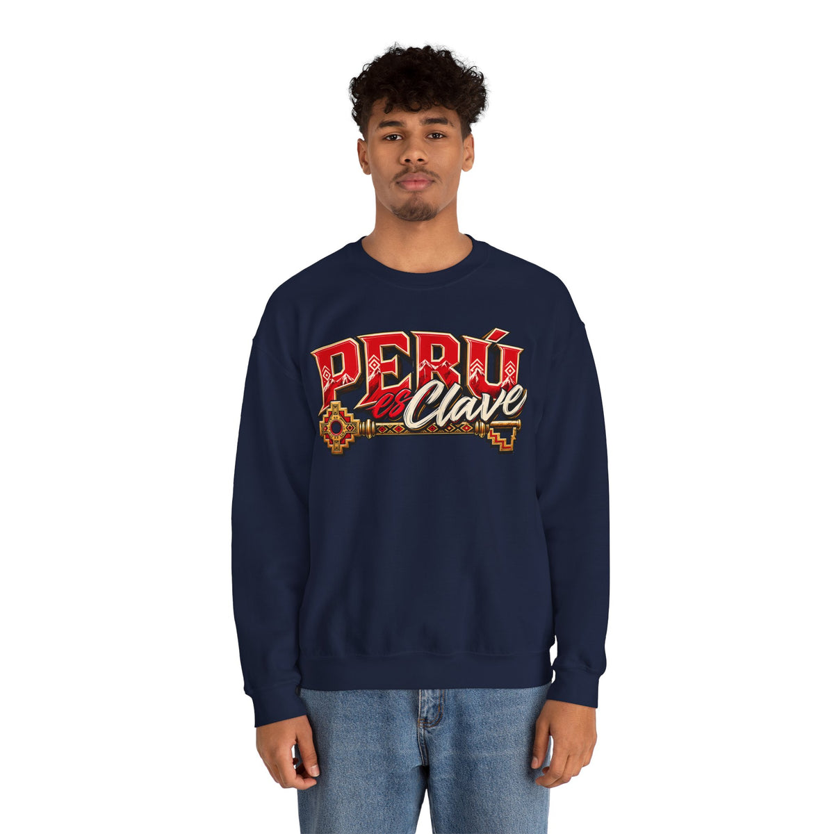 Best Perú es Clave Sweatshirt - Gold Key & Andes Crewneck