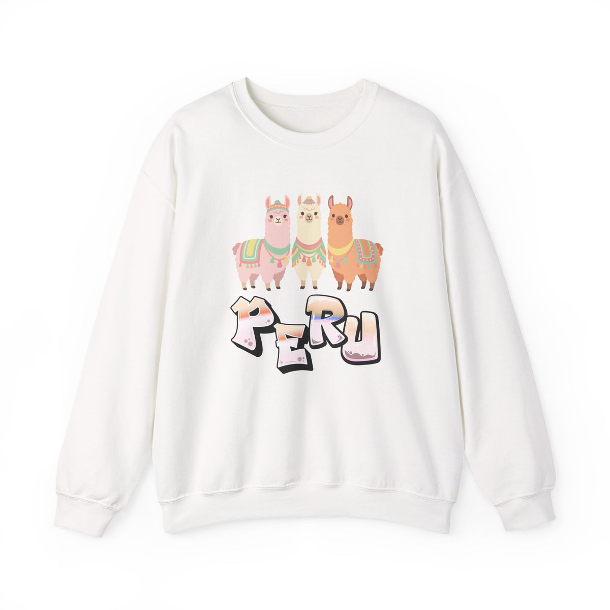 Best Peru Three Llamas Sweatshirt - Peruvian Crewneck