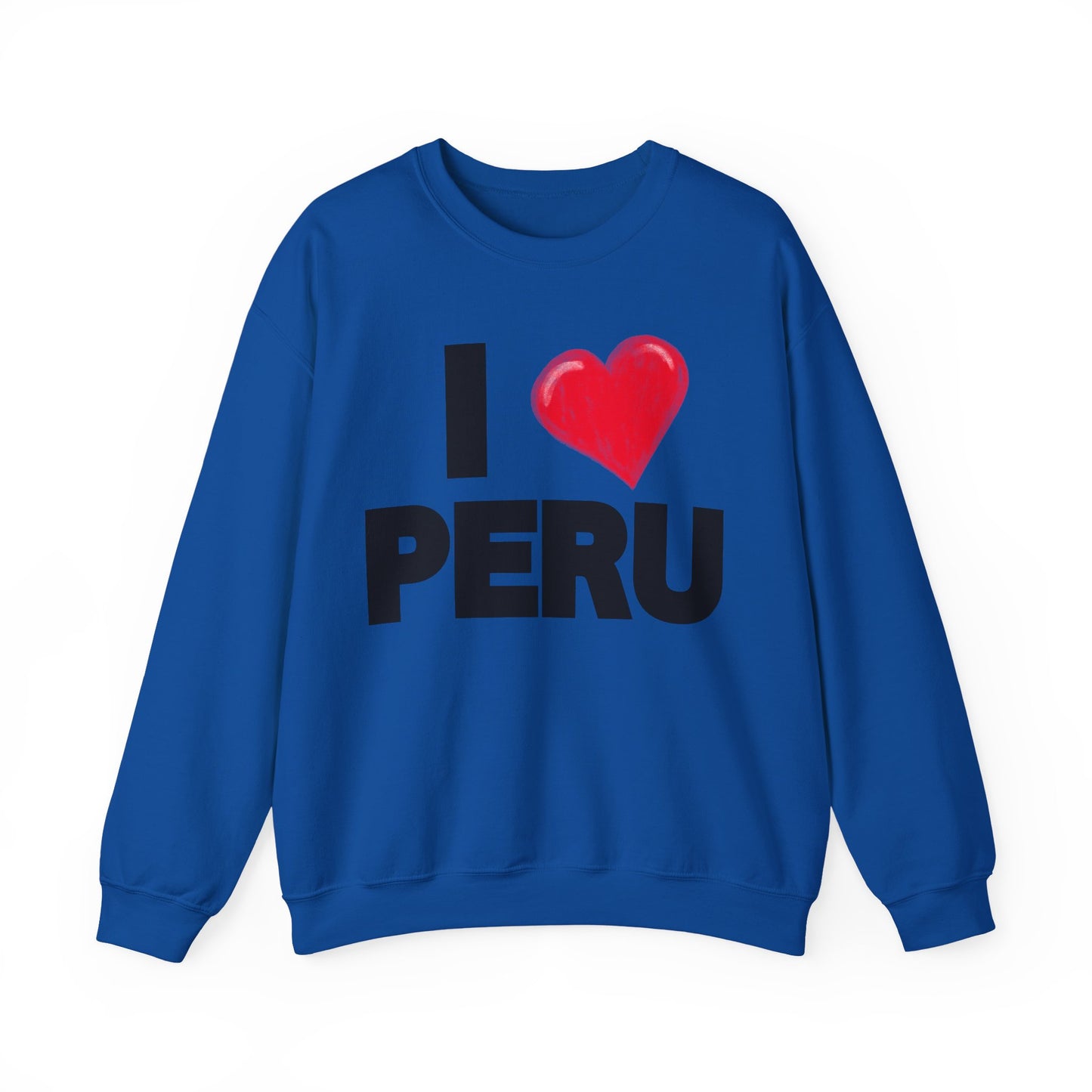 Best Peruvian Unisex Sweatshirt "I Love Peru"