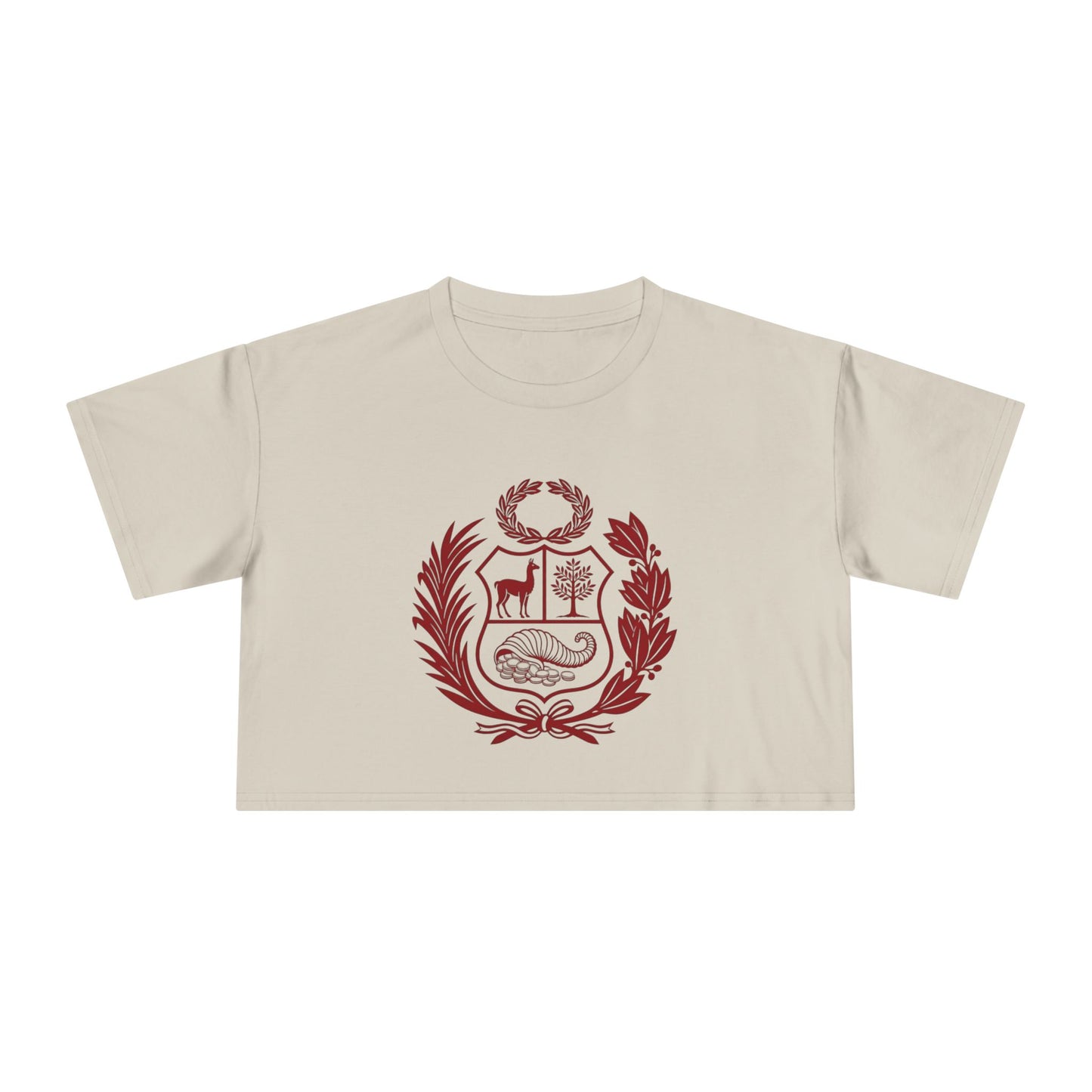 Best Peru Coat of Arms Crop Top | Peruvian Gift USA