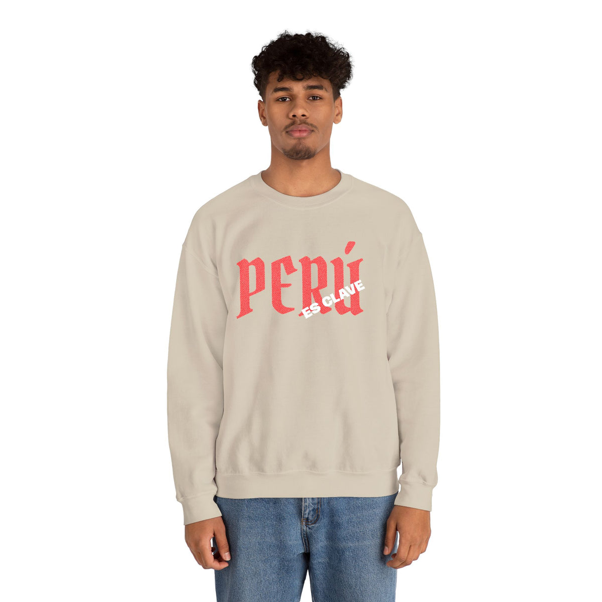 Best Peru Es Clave Embroidered Sweatshirt USA