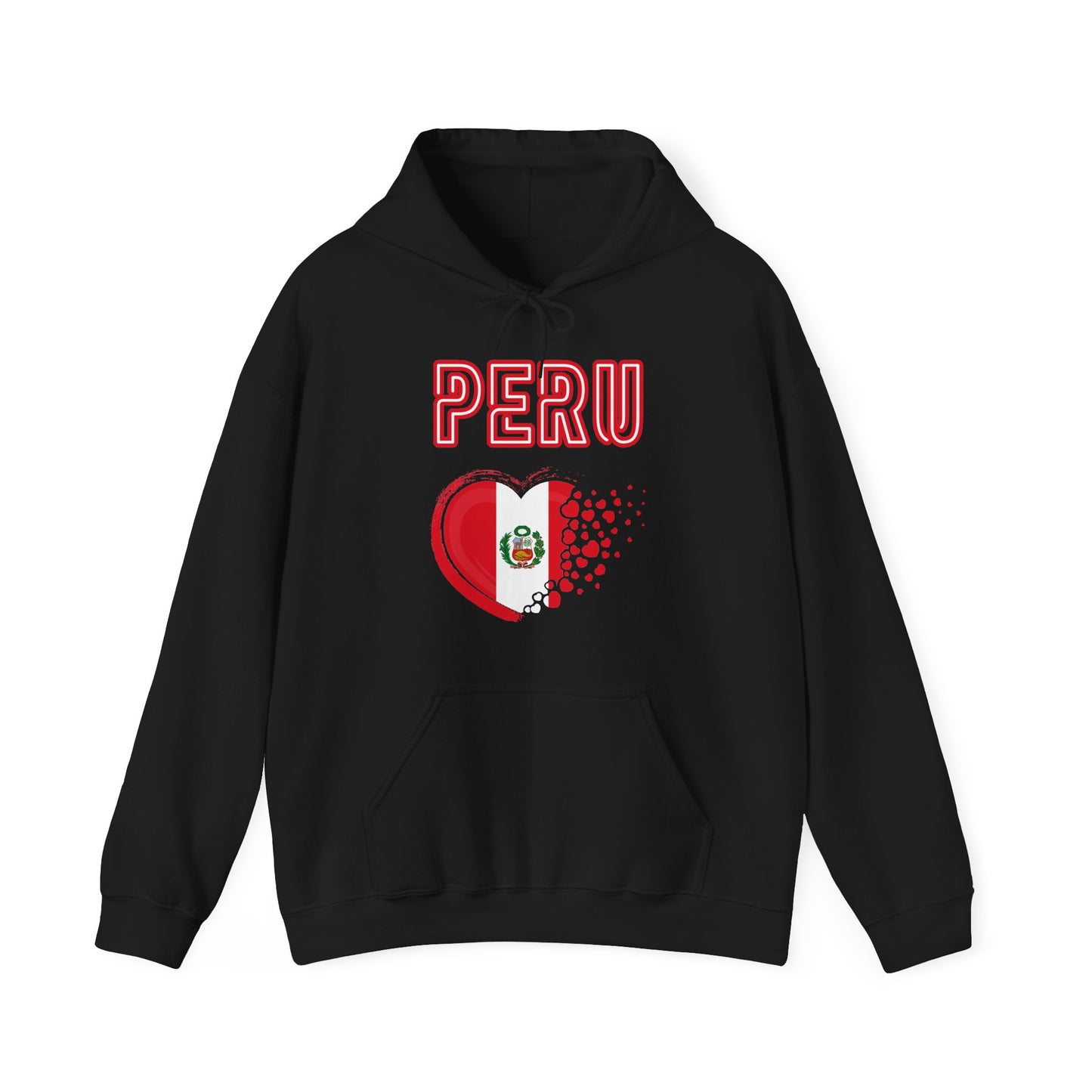 Best Peru Heart Flag Hoodie - Peruvian Pullover