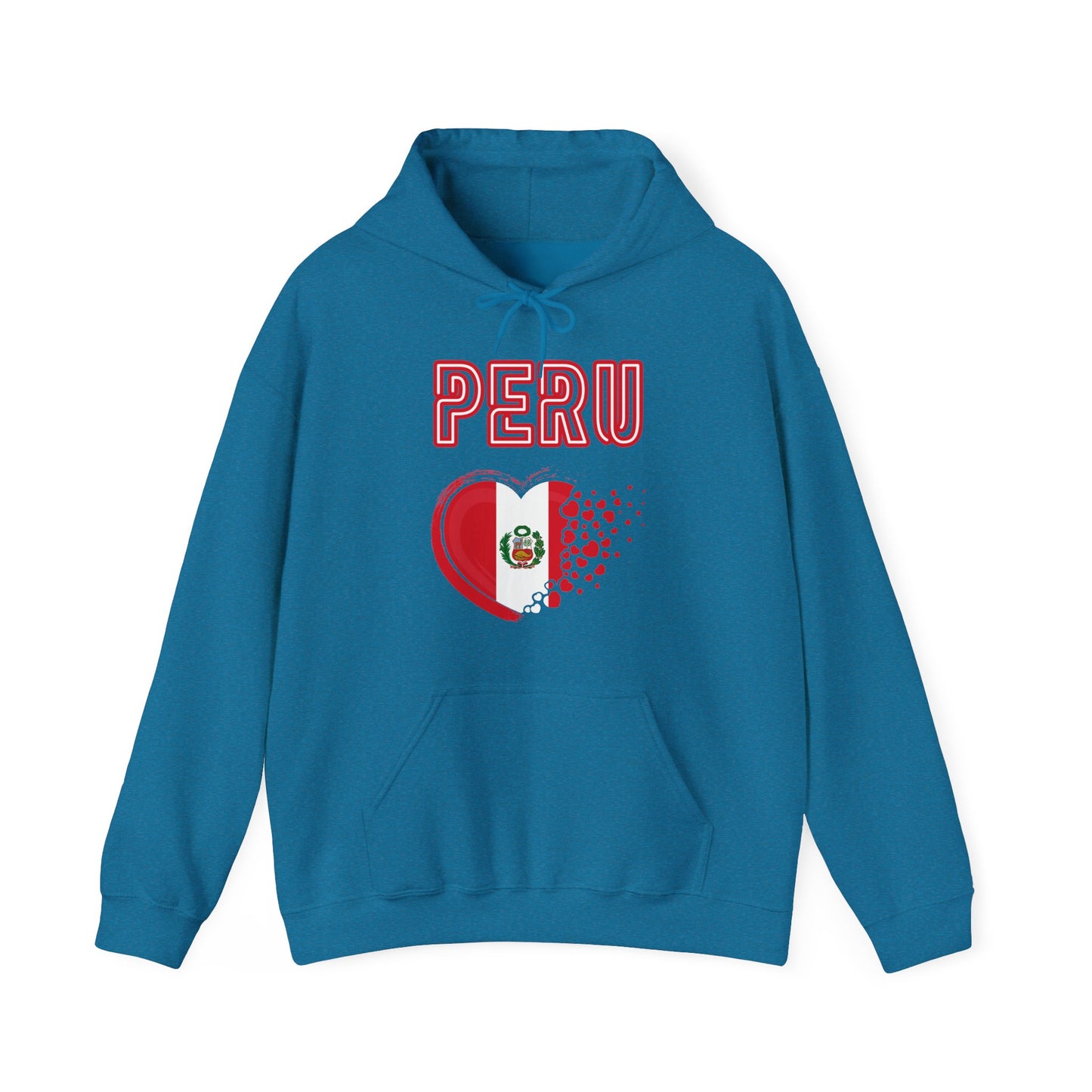 Best Peru Heart Flag Hoodie - Peruvian Pullover