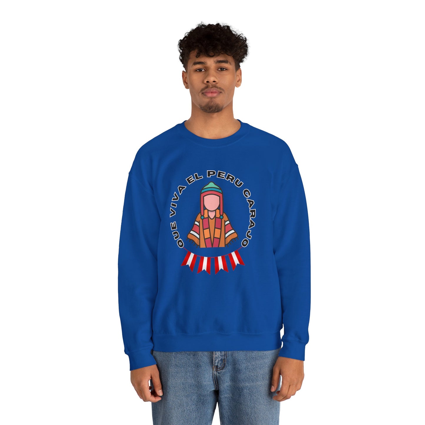 Best Peruvian Unisex Sweatshirt "Que Viva El PERU Carajo"