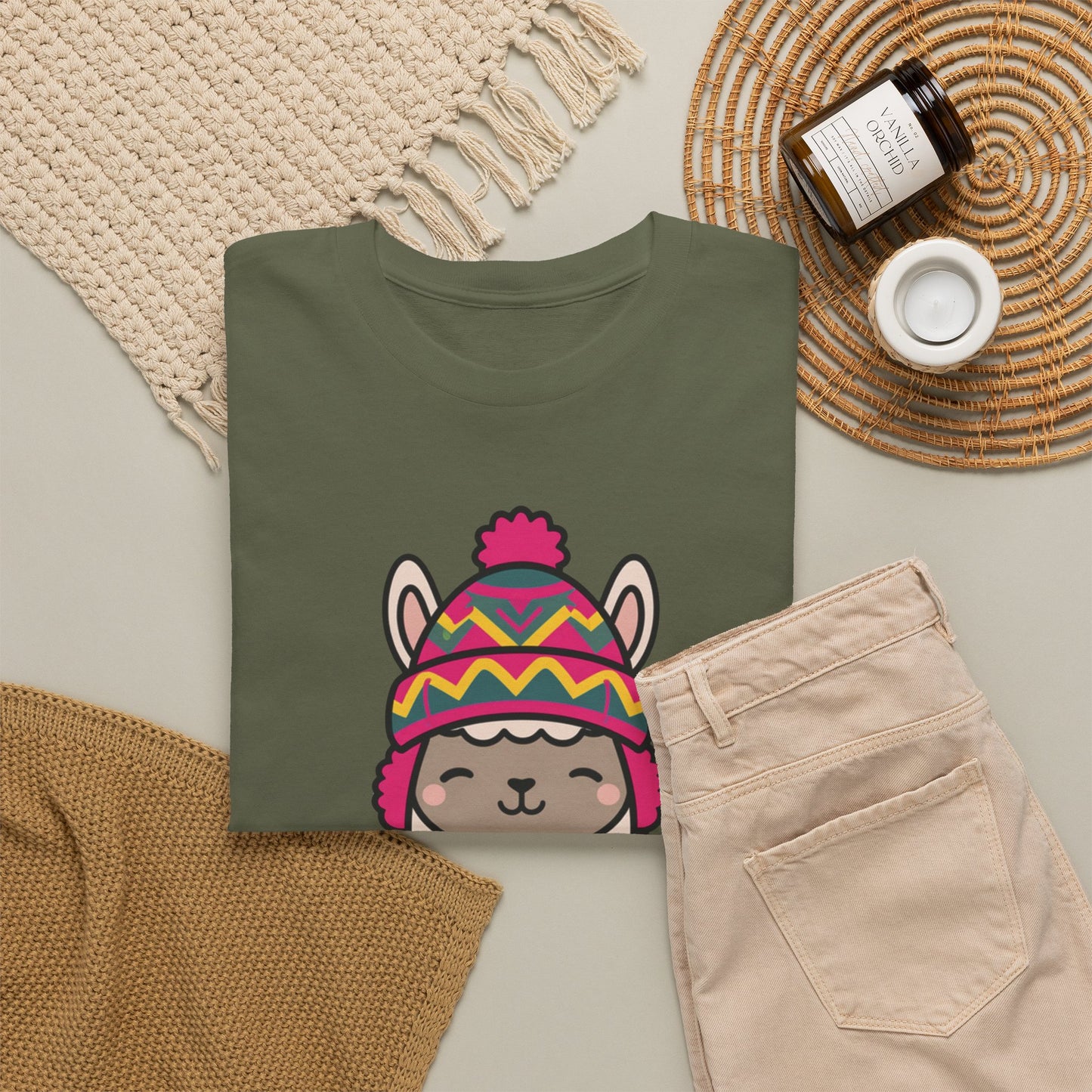 Best Peru Chullo Llama T-Shirt USA Unisex Andean Pride Tee