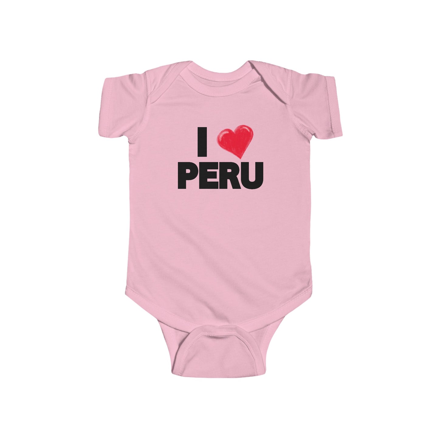 Best Unisex Peruvian Infant Fine Jersey Bodysuit "I Love Peru"