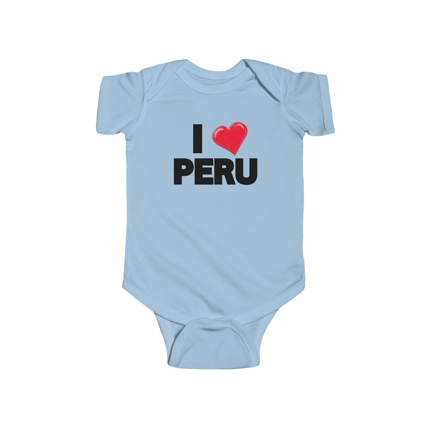 Best Unisex Peruvian Infant Fine Jersey Bodysuit "I Love Peru"