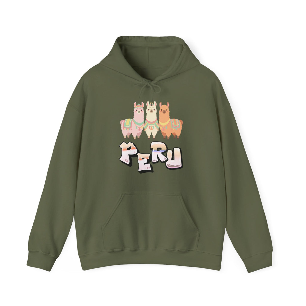 Best Peru Three Llamas Hoodie - Peruvian Pullover
