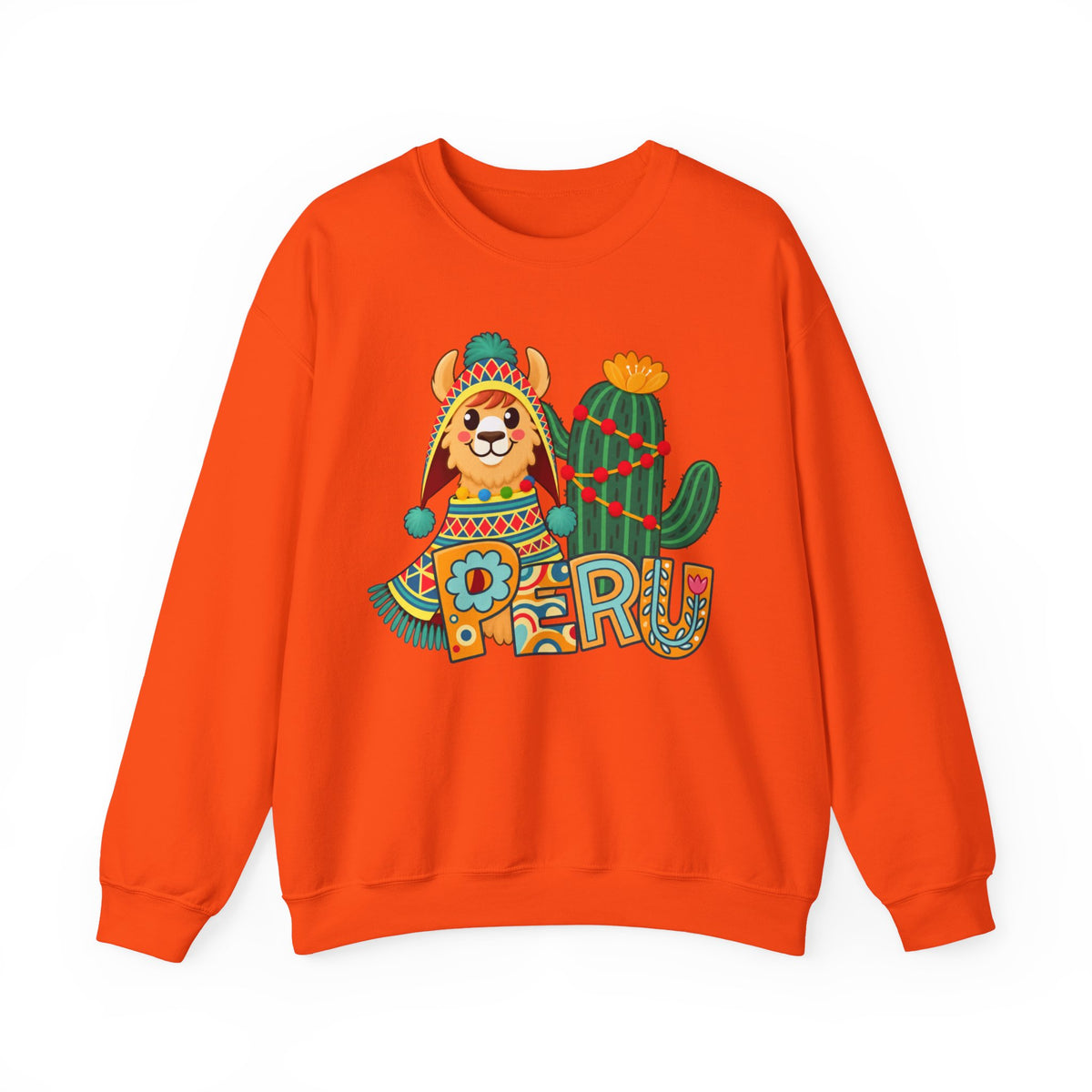 Best Peru Llama Sweatshirt - Cozy Peruvian Crewneck Gift