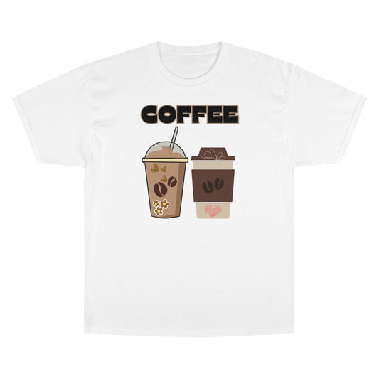 Best Unisex Coffee Customized Champion T-Shirt for coffee Addicts