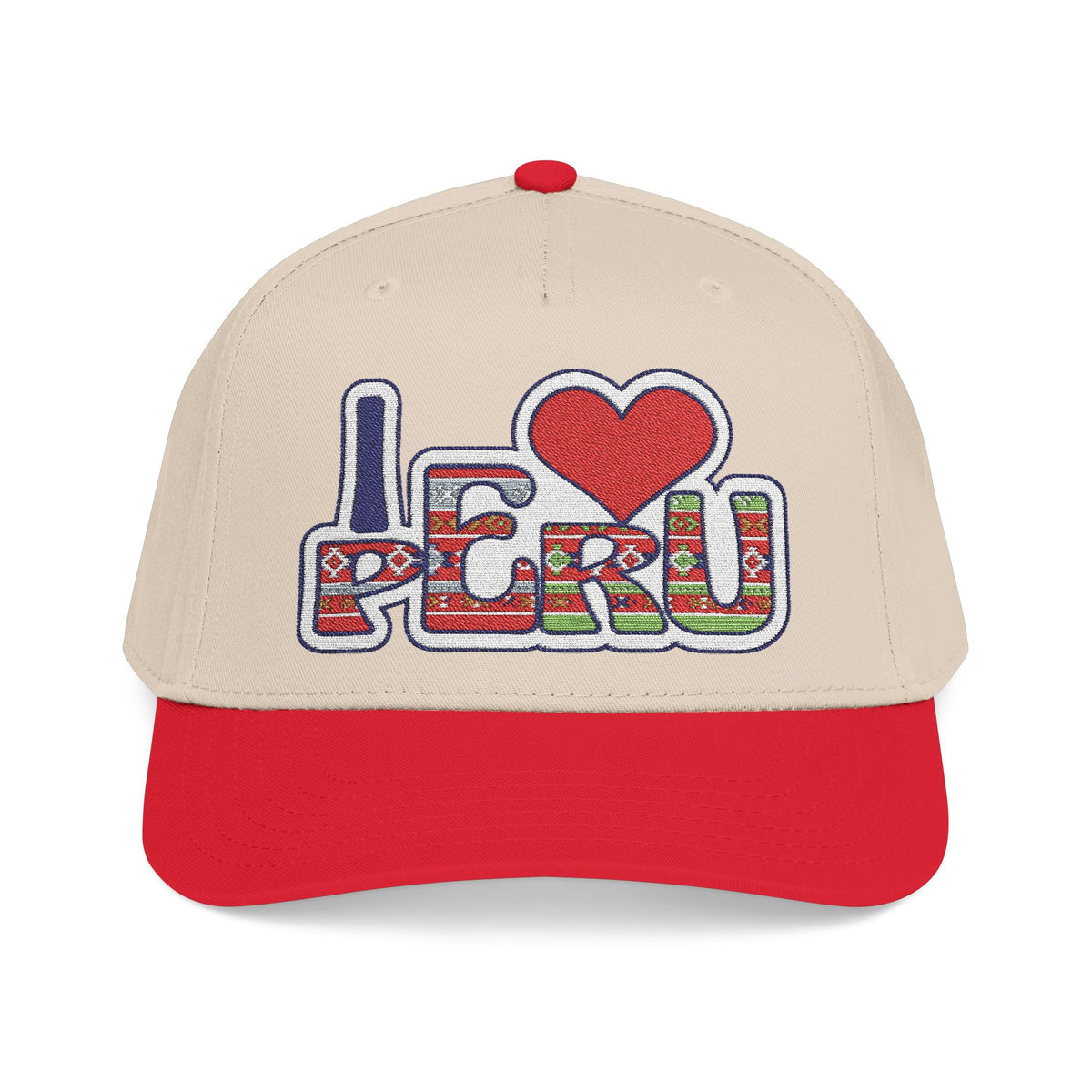 Best I Love Peru Hat - Embroidered Andean Textile Cap
