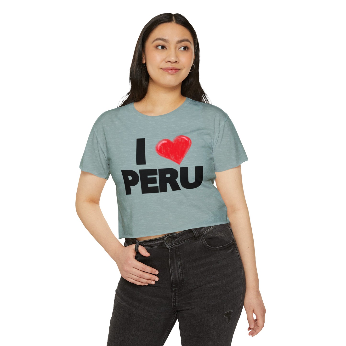 Peruvian Crop Top "Love Peru"